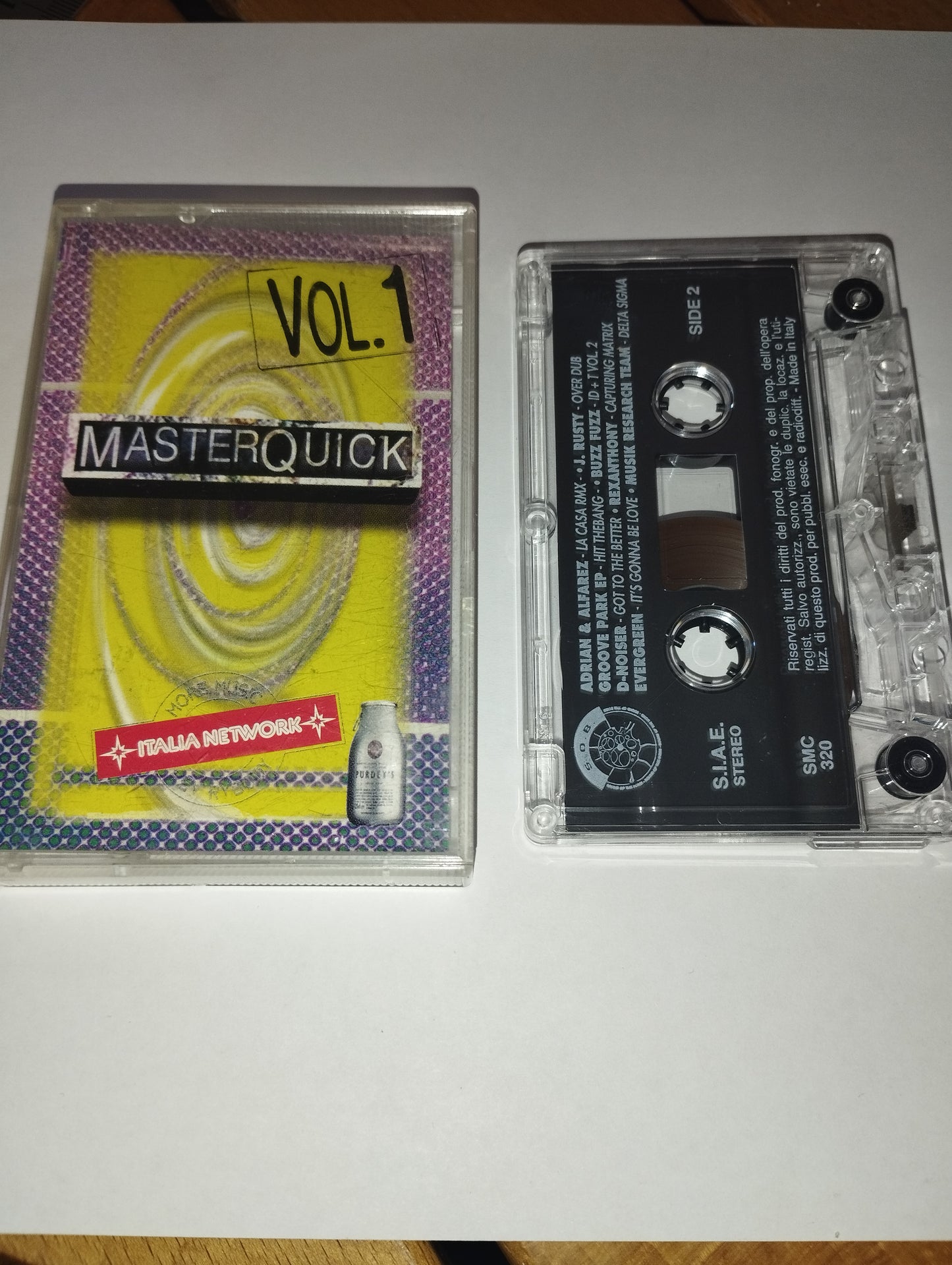 MasterQuick Vol.1  Musicassetta
Edita da S.O.B. Cod.SMC 320