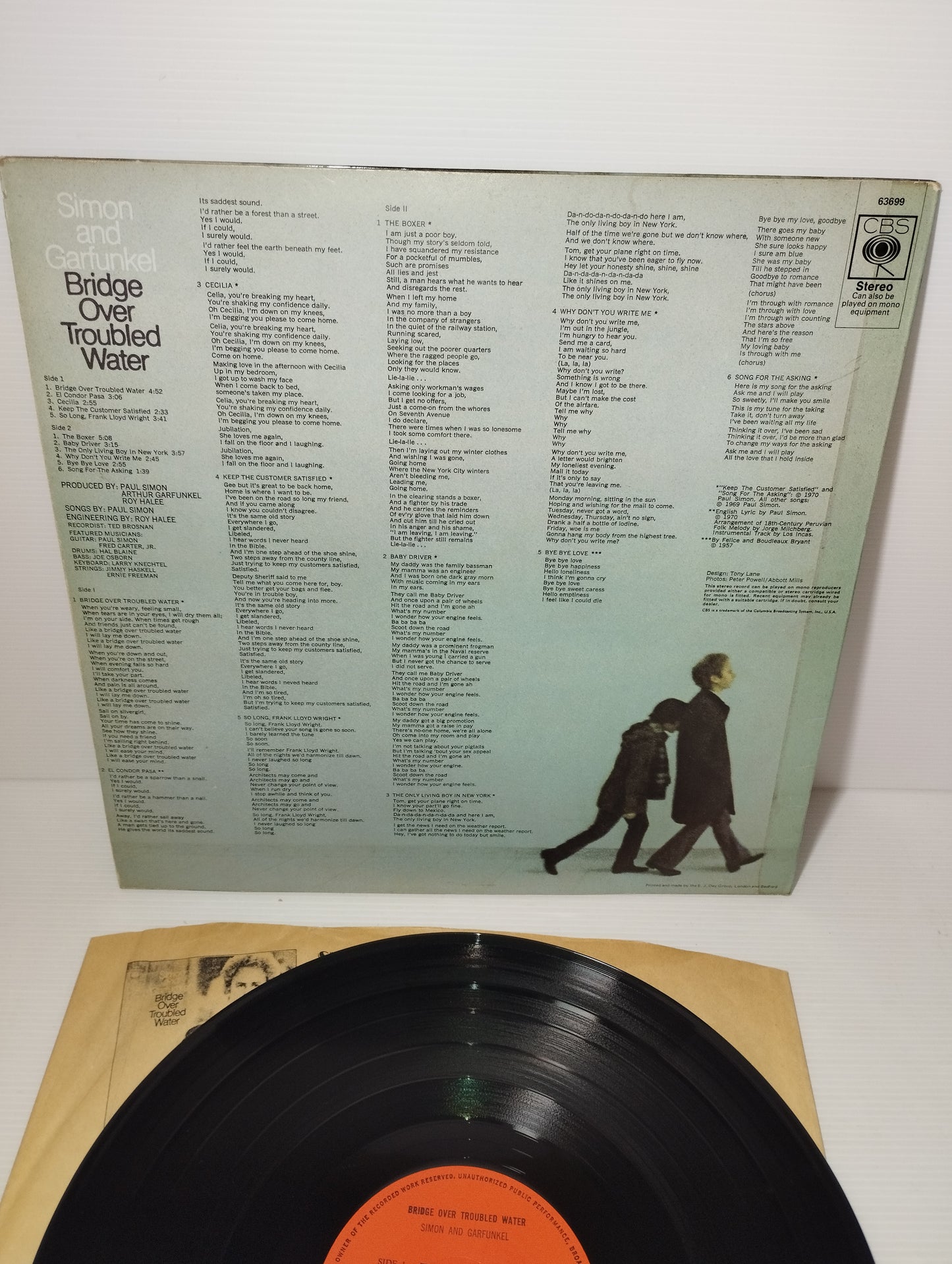 Bridge over troubled water
LP 33 giri
Edito nel 1970 da CBS Cod.63699