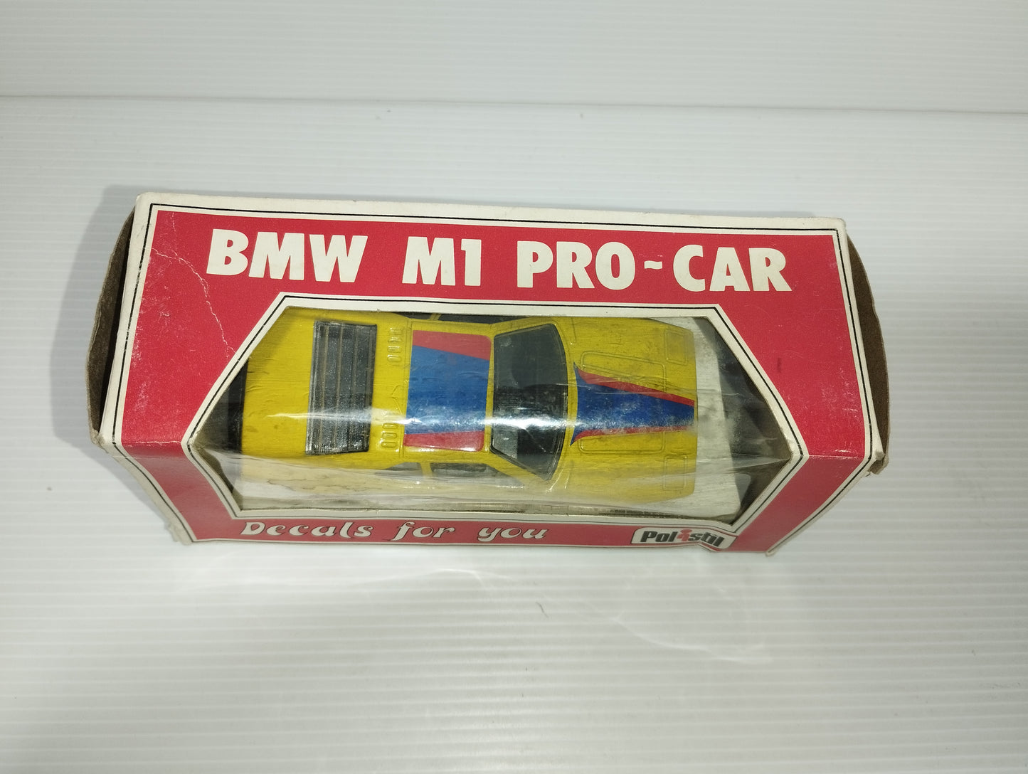 Modellino BMW M1 Pro Car
Prodotto negli anni 80 da Polistil E 2005
Scala 1:40