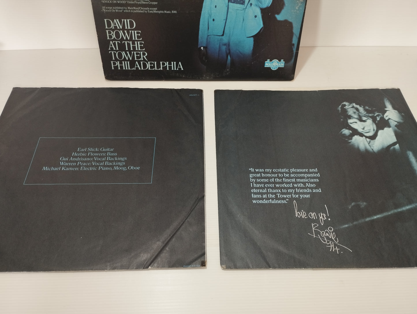 David Bowie At The Power Philadelphia 2Lp 33 Giri