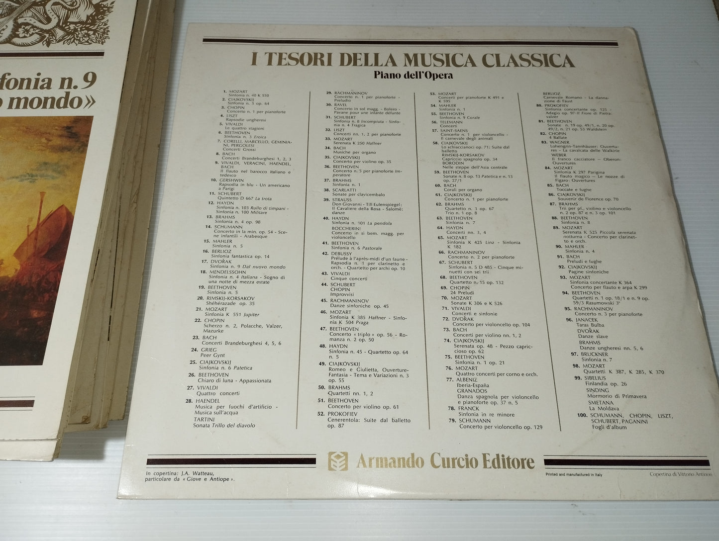 Tesori Della Musica Classica
Lotto 12 Lp 33 Giri
Editi fa Curcio Editore
Anni 70/80