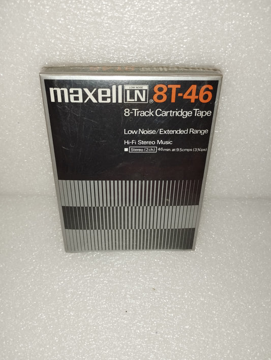 Maxell LN 8T-46 Cassetta Stereo 8
Made in Japan
Durata 46 minuti