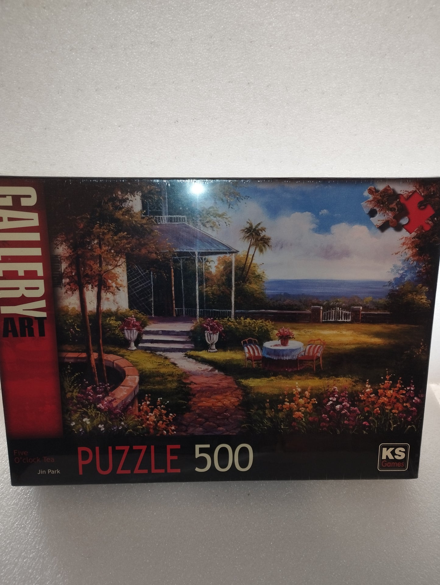 Puzzle Gallery Art Jin Park
Five O'clock tea
Prodotto da KS Games 500 pezzi
Made in Turchia