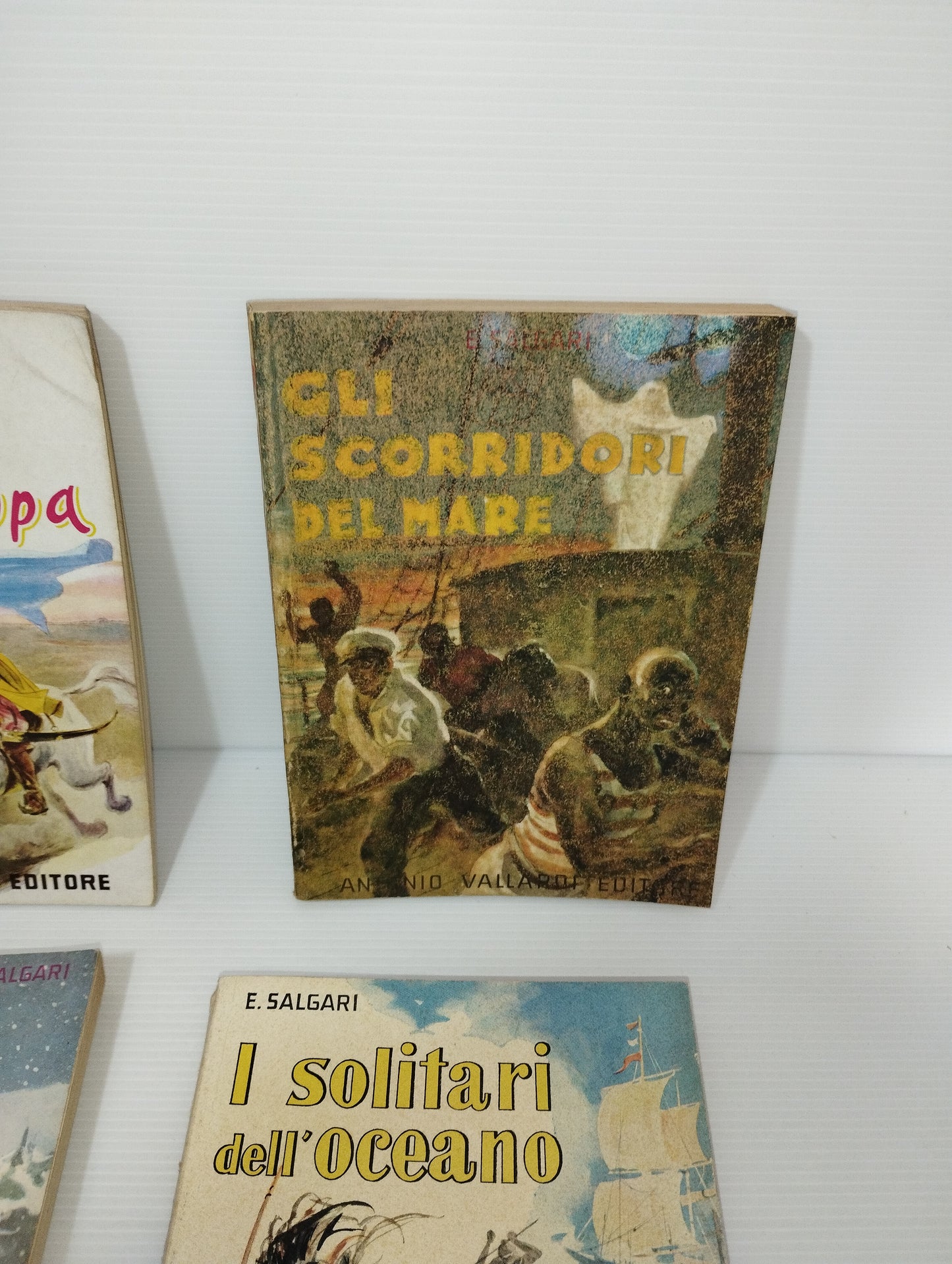 Emilio Salgari Lotto 4 Romanzi
Editi da A.Vallardi Editore negli Anni 50