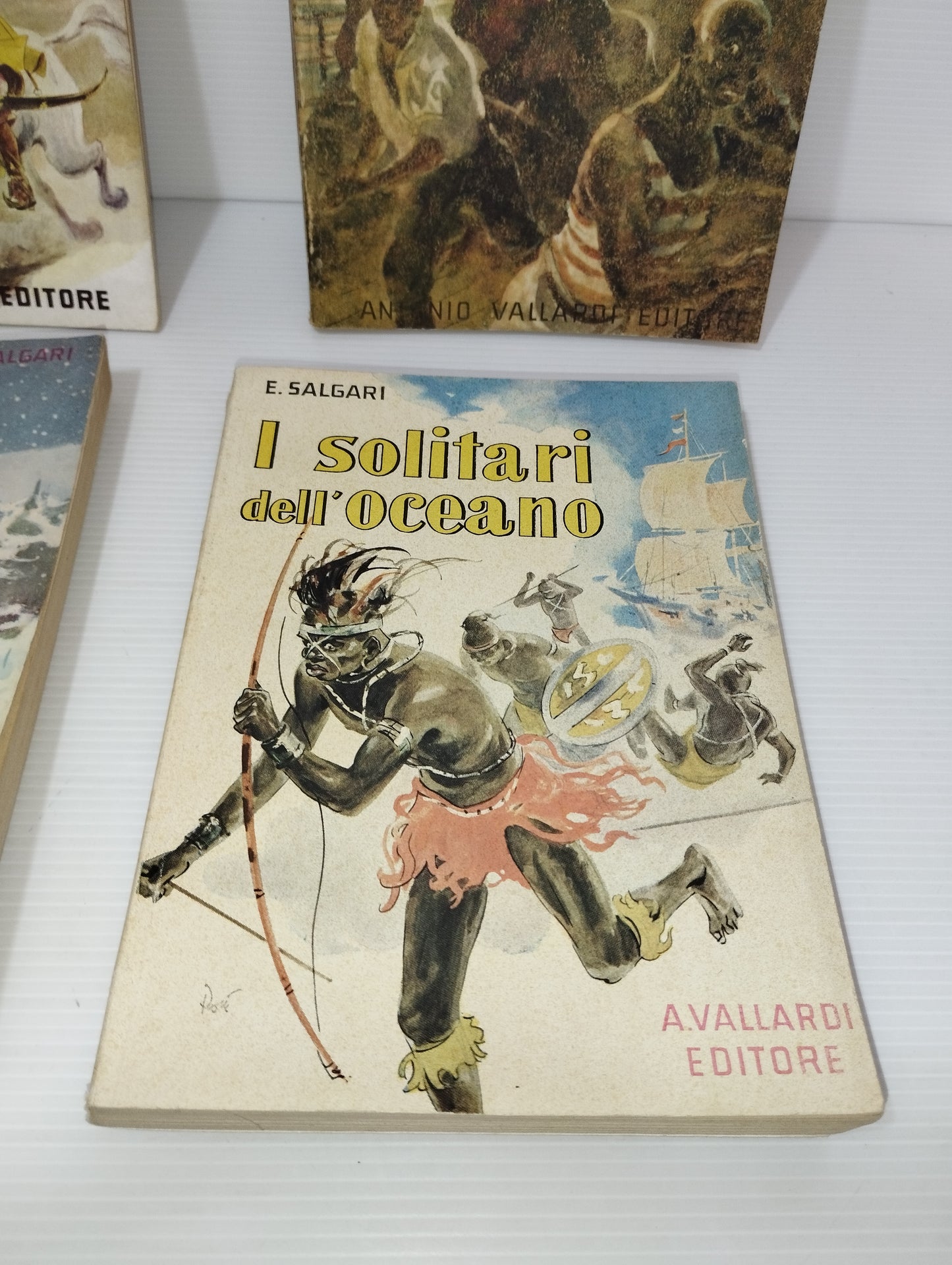 Emilio Salgari Lotto 4 Romanzi
Editi da A.Vallardi Editore negli Anni 50