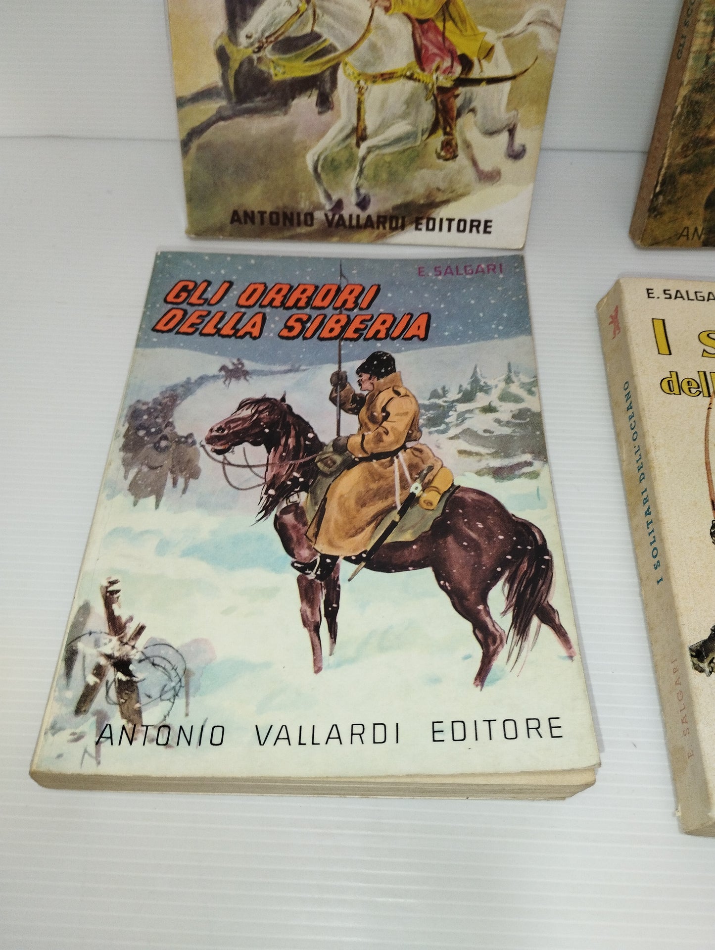 Emilio Salgari Lotto 4 Romanzi
Editi da A.Vallardi Editore negli Anni 50