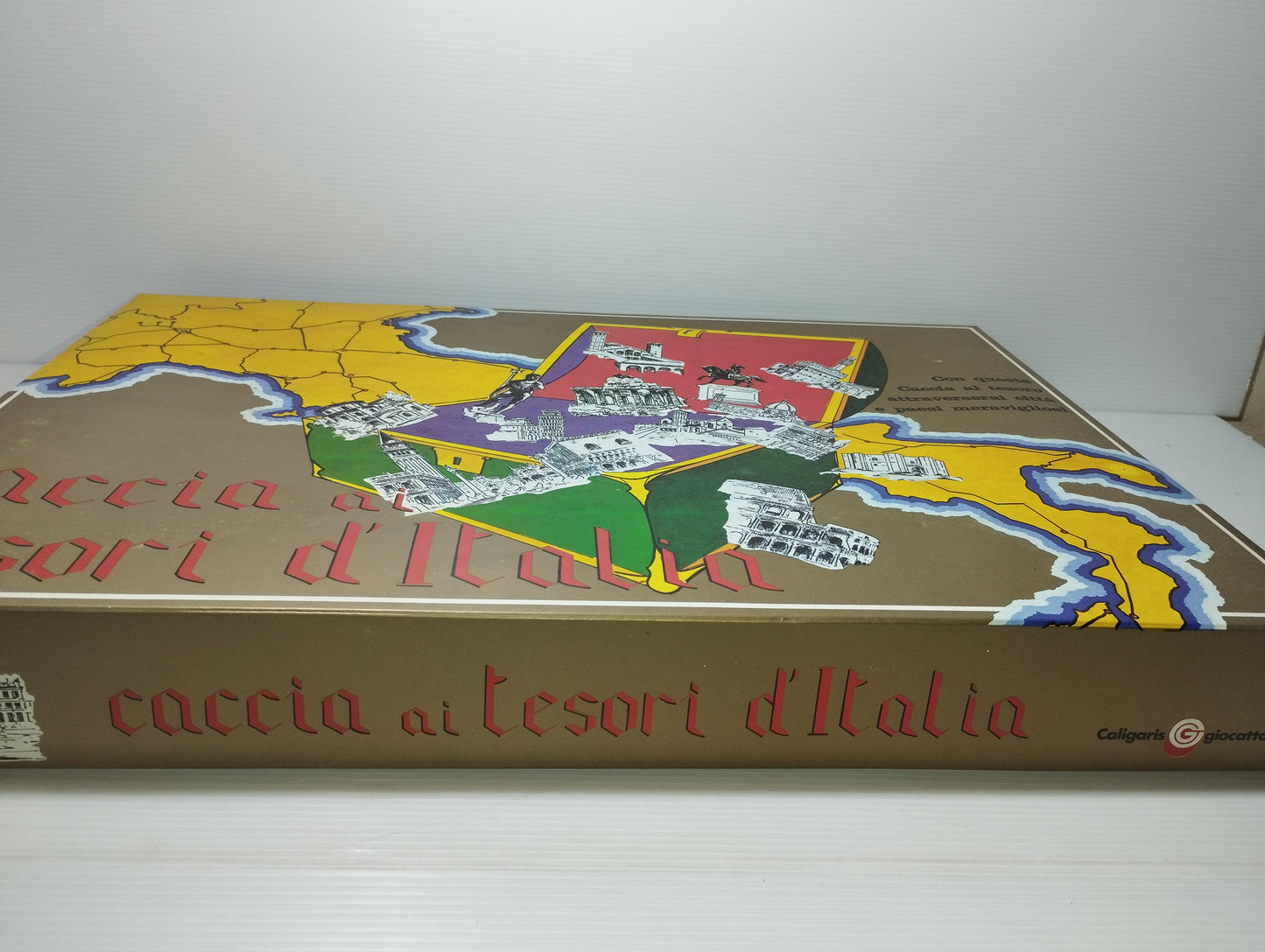 Gioco Caccia ai Tesori D'Italia realizzato dalla Caligaris Giocattoli.