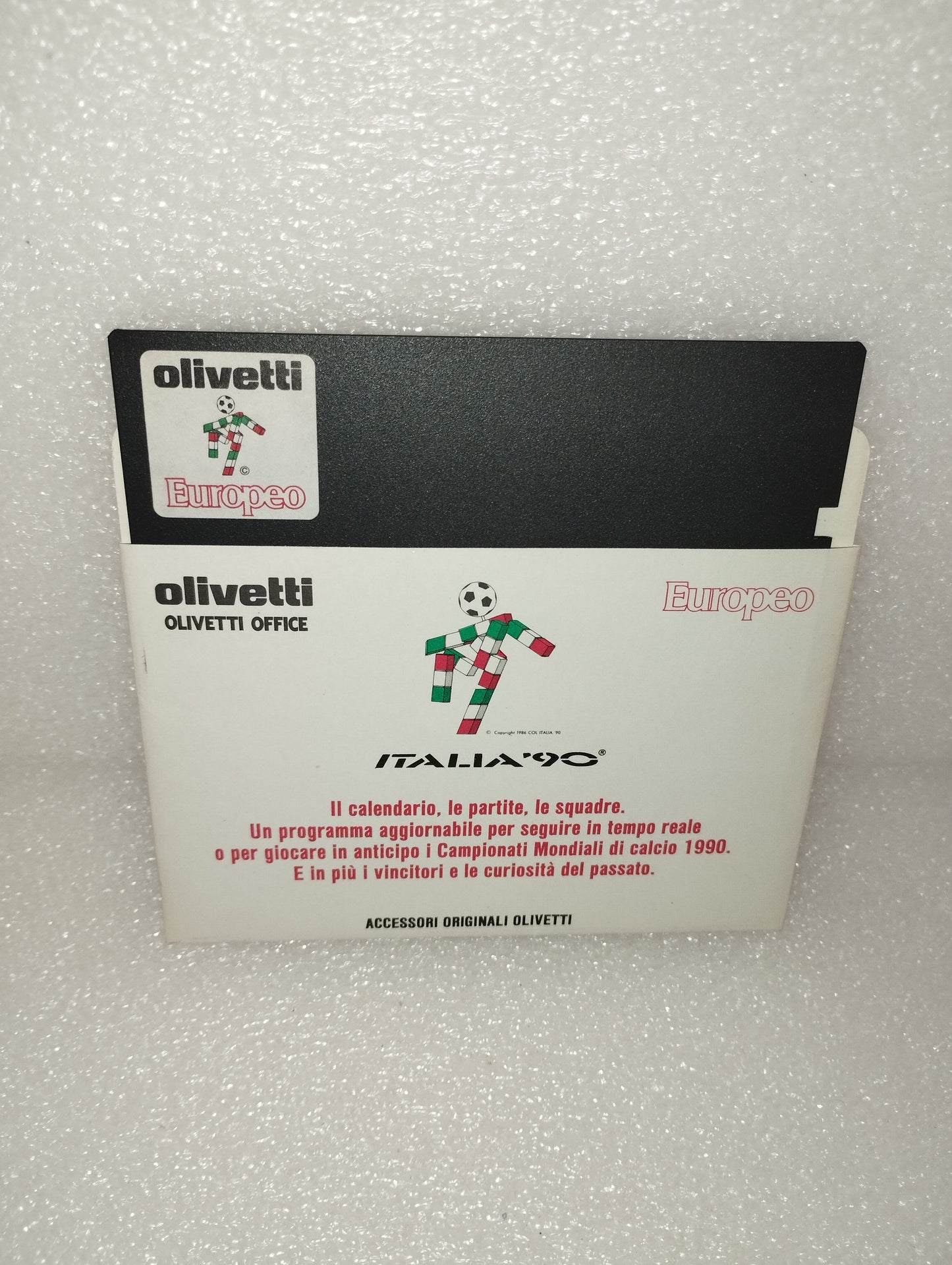 Olivetti Floppy Disk Mondiali Italia 90 Originale
