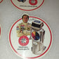 4 Adesivi Reel Gilles Villeneuve Originali Anni 80