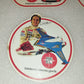 4 Adesivi Reel Gilles Villeneuve Originali Anni 80