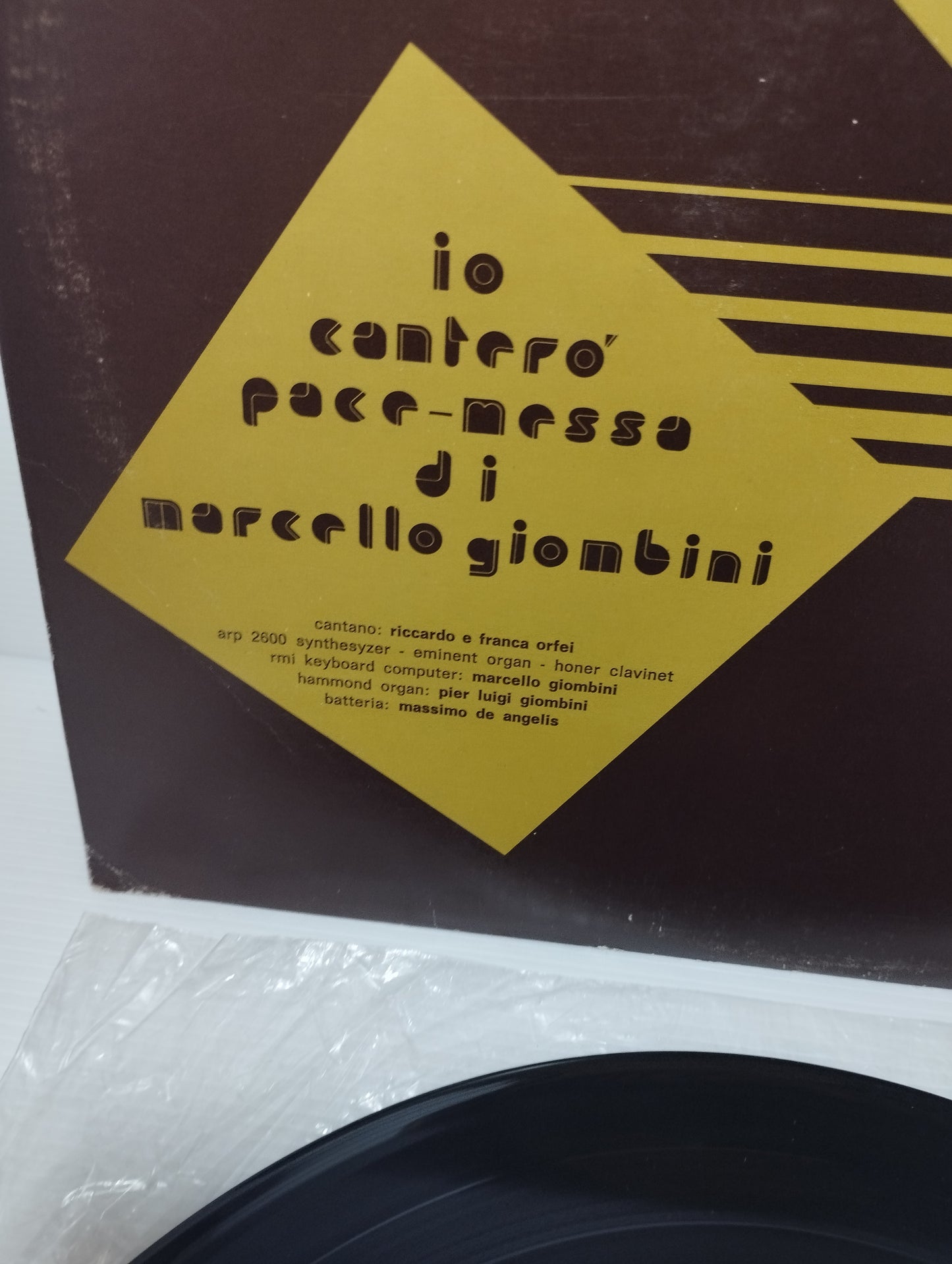 Io Canterò Pace Messa Di Marcello Giombini LP 33 giri