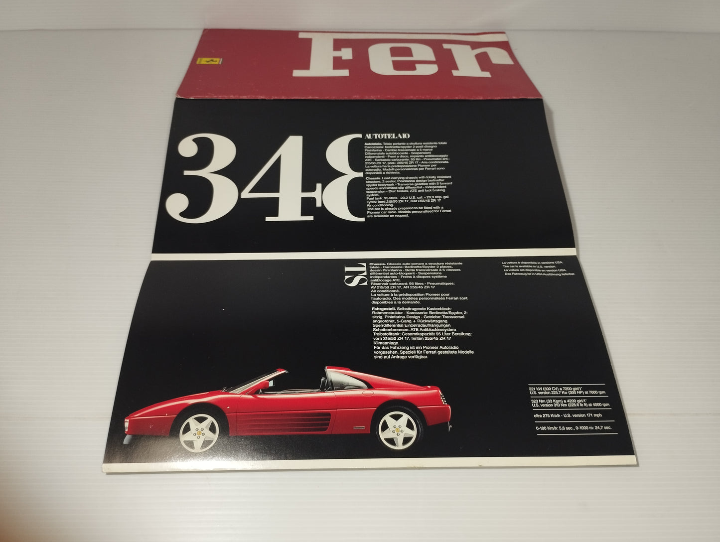 Ferrari Depliant Pubblicitario

Originale Anni 90