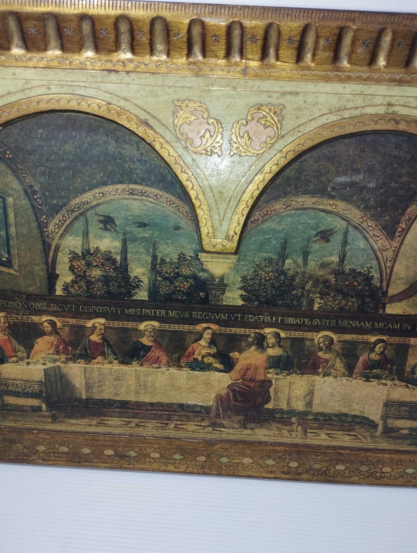 Antico Pannello Ultima Cena In Legno P.E.C. Firenze

Dimensioni pannello 47 x 31 cm circa