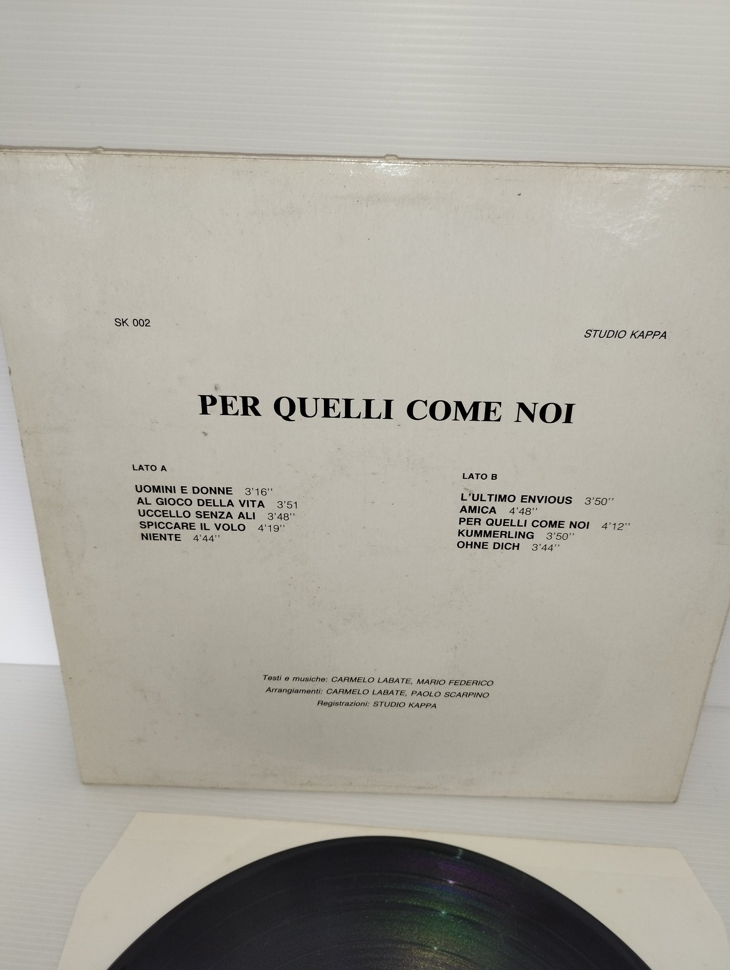 Per Quelli Come Noi Mario Federico LP 33 giri