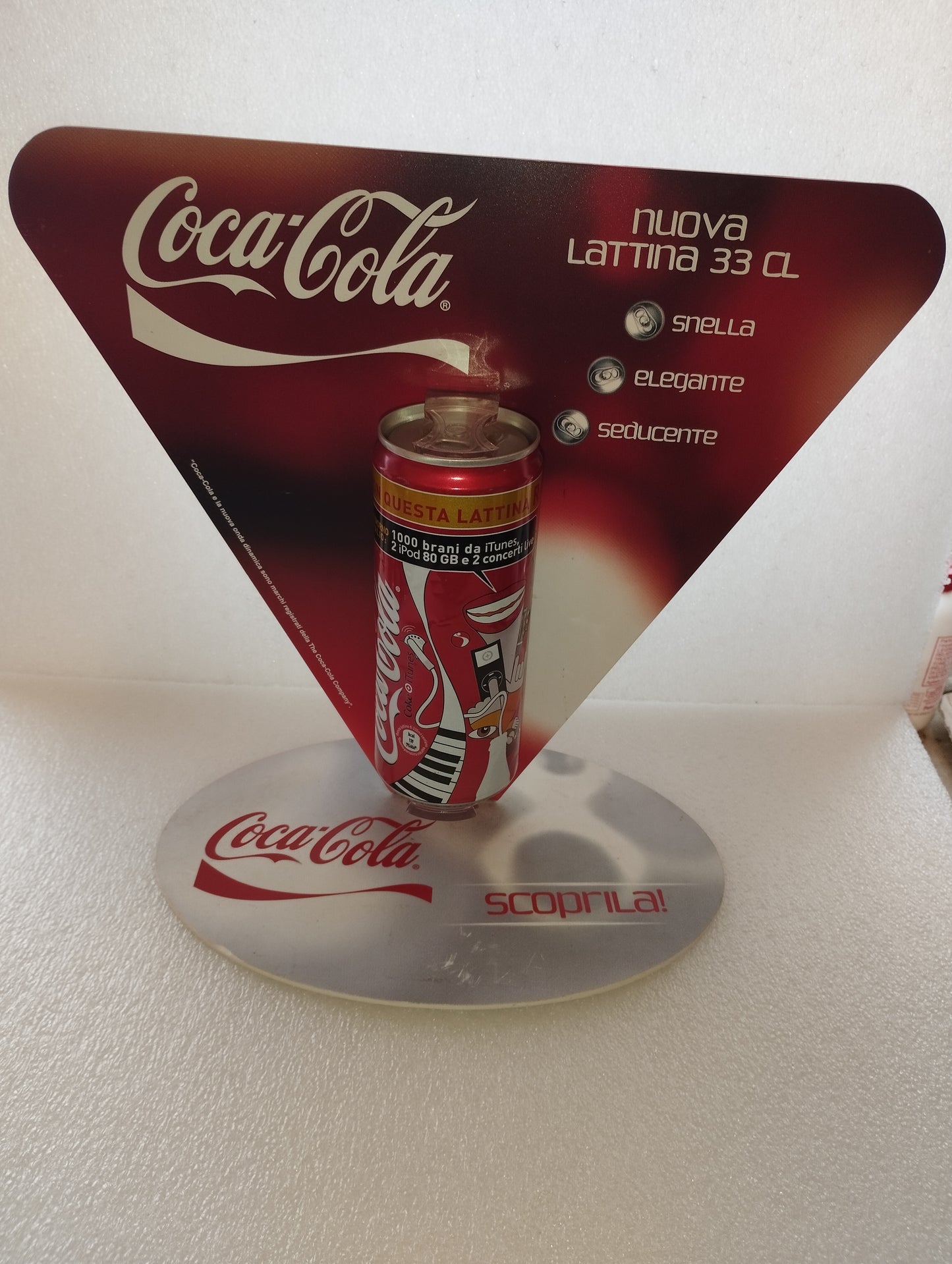 Coca Cola Espositore Pubblicitario
In plastica e alluminio