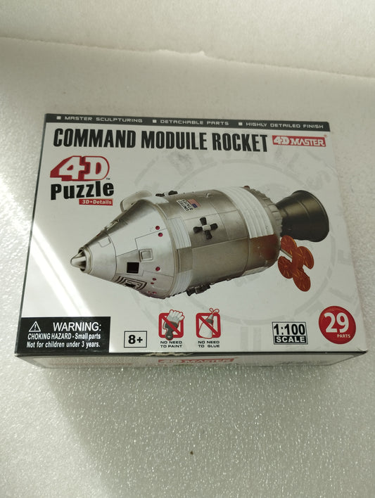 Modello Command Moduile Rocket 4D Puzzle Master Scala 1:100