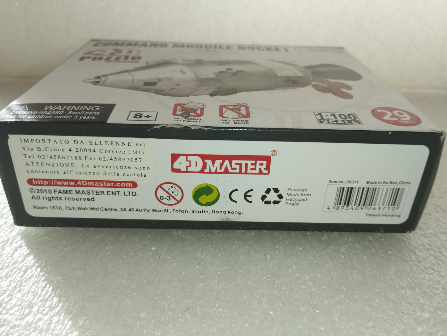 Modello Command Moduile Rocket 4D Puzzle Master Scala 1:100