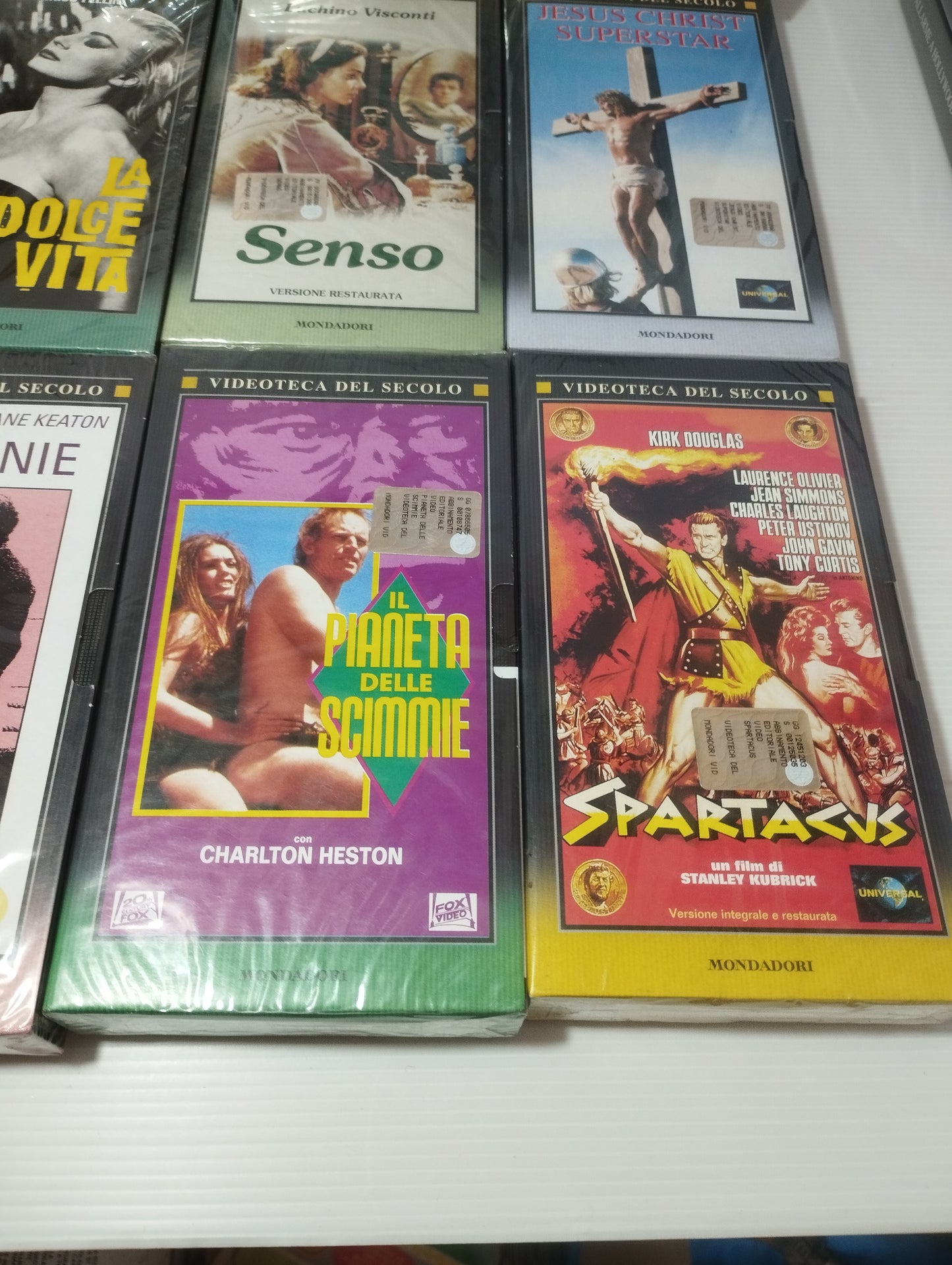 12 Film In VHS Videoteca Del Secolo Mondadori Sigillati