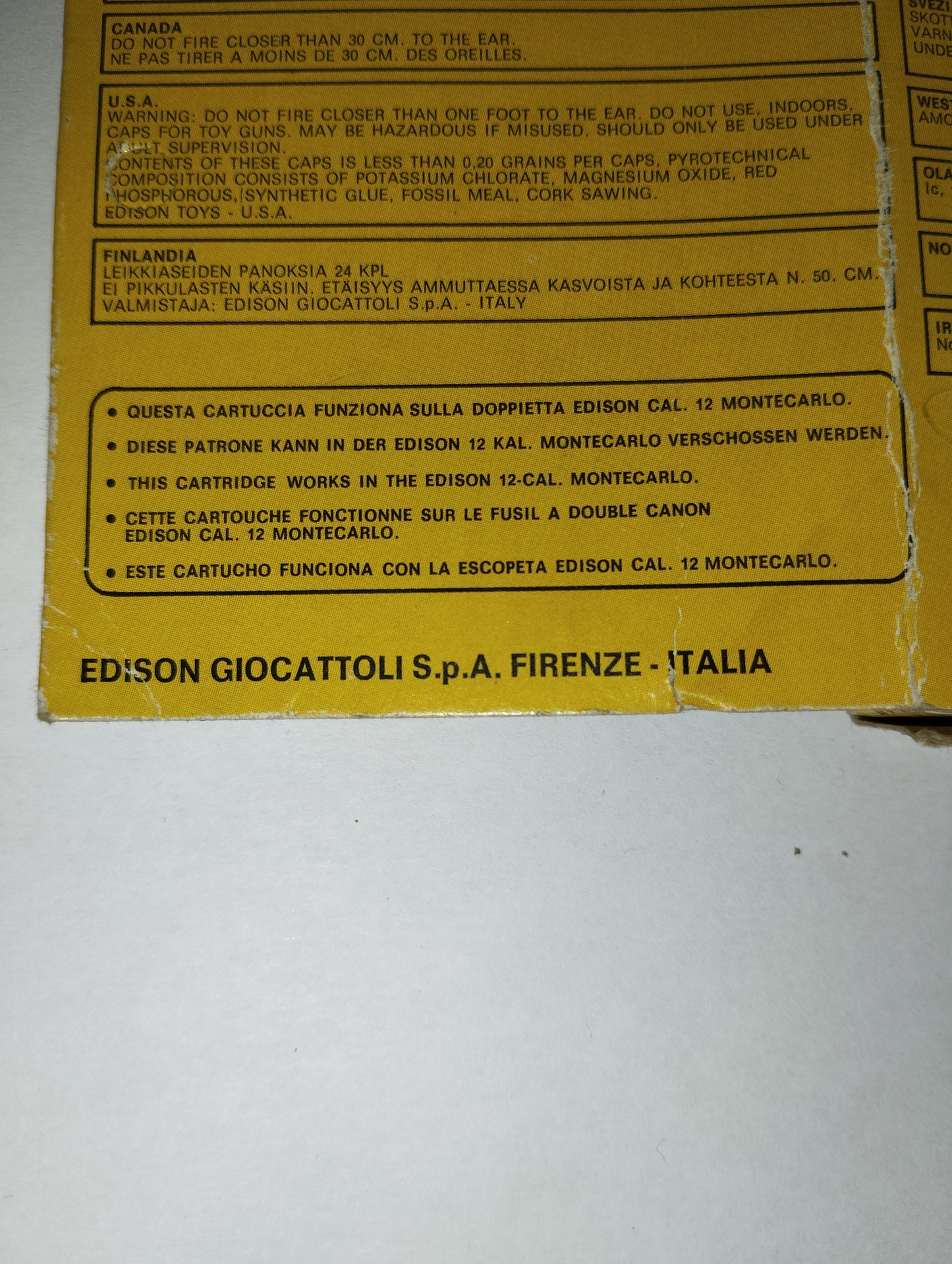 Edison Giocattoli Cartucce Calibro 12