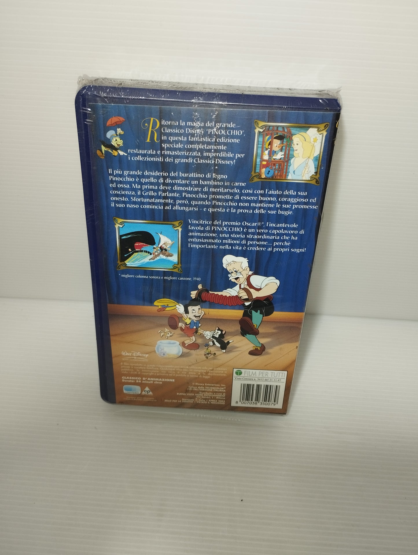 Pinocchio Edizione Speciale VHS Walt Disney Classica