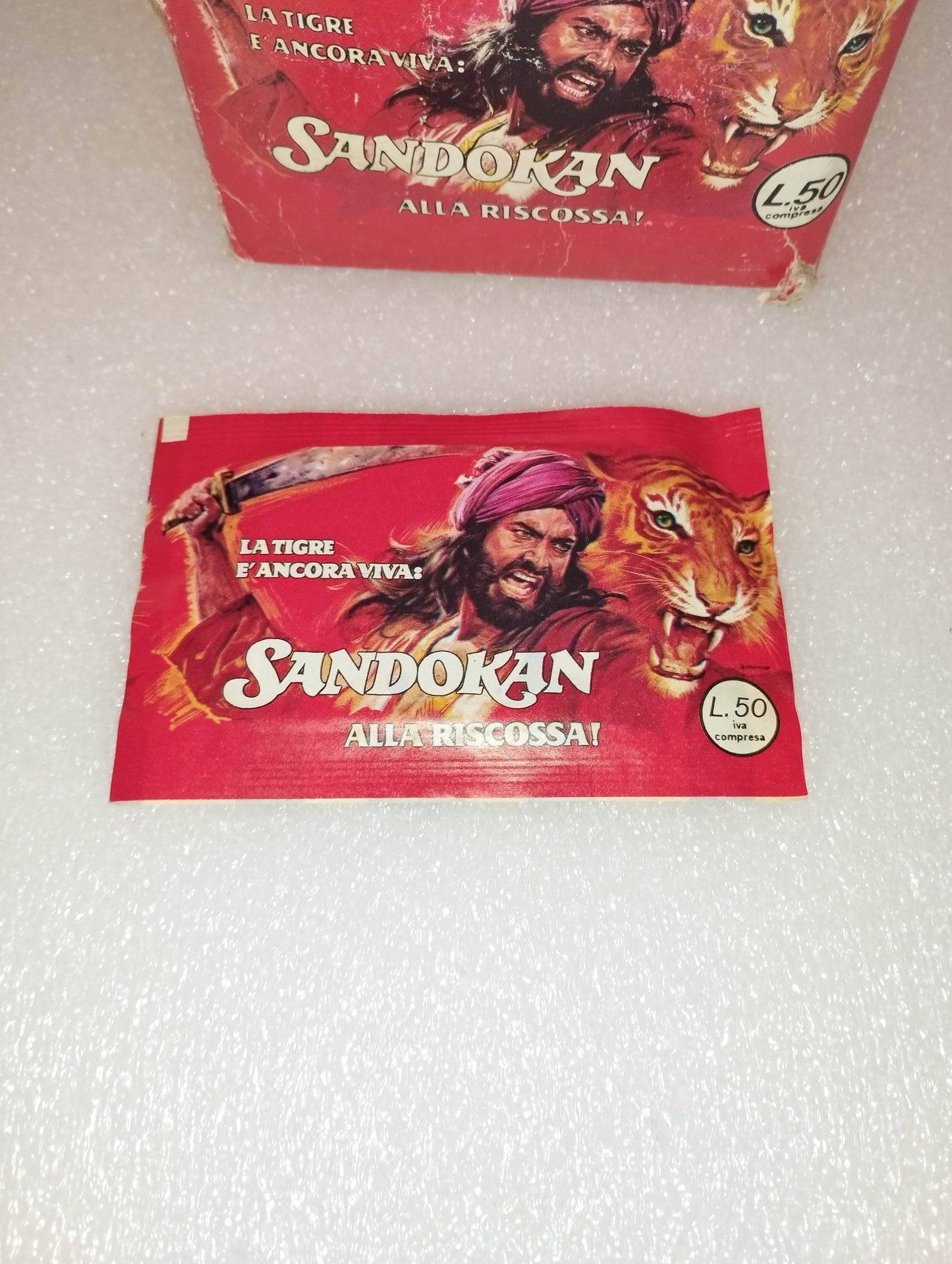 Box of 100 Sandokan Sachets

 Produced in 1977 by Edierre