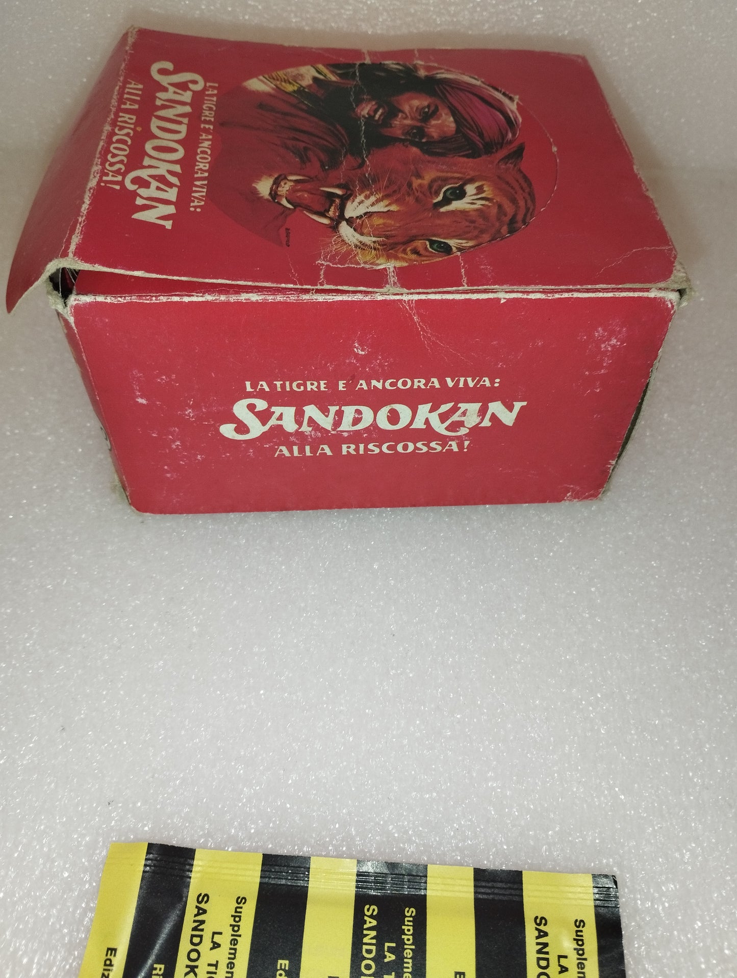 Box of 100 Sandokan Sachets

 Produced in 1977 by Edierre