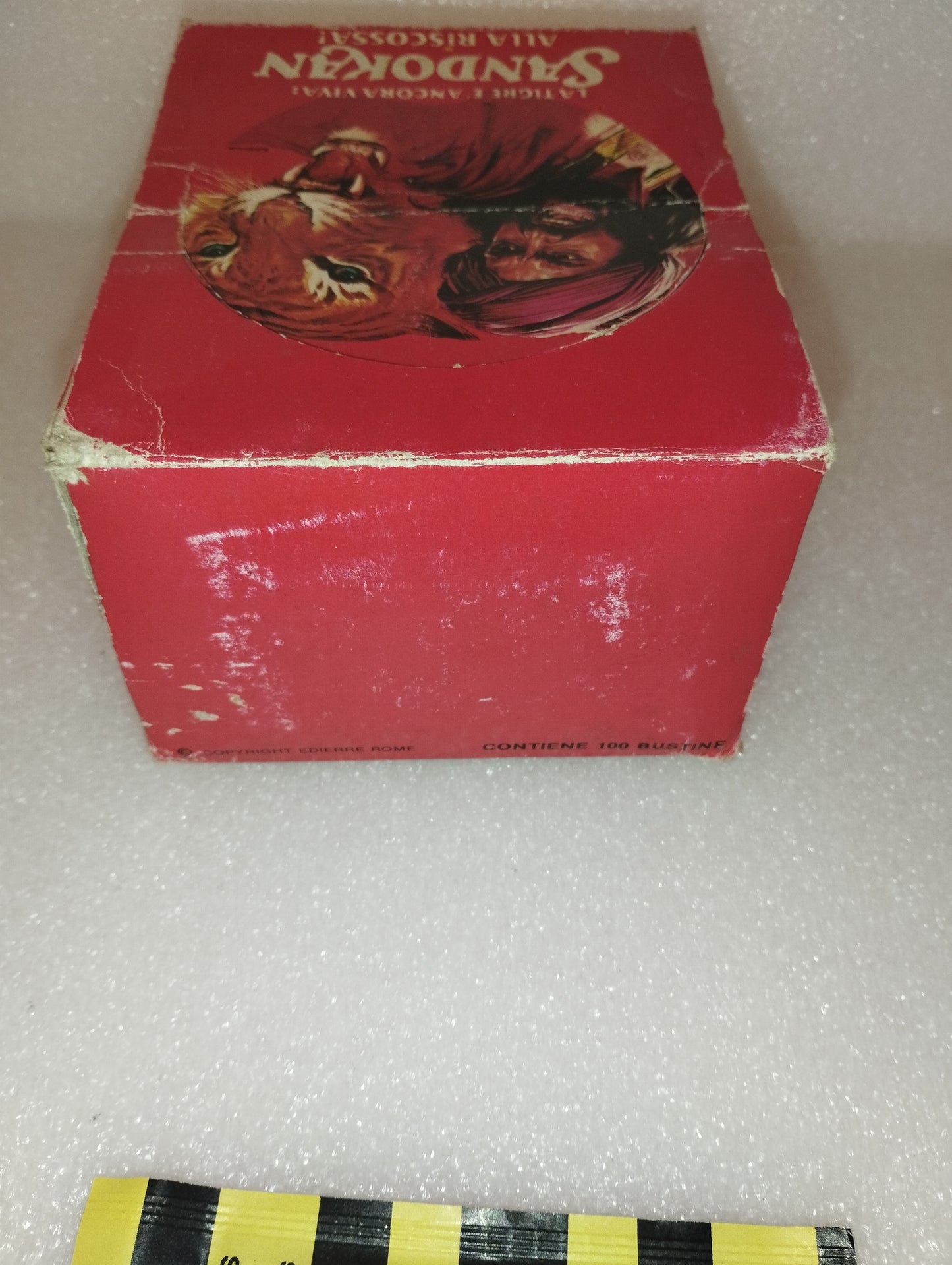 Box of 100 Sandokan Sachets

 Produced in 1977 by Edierre