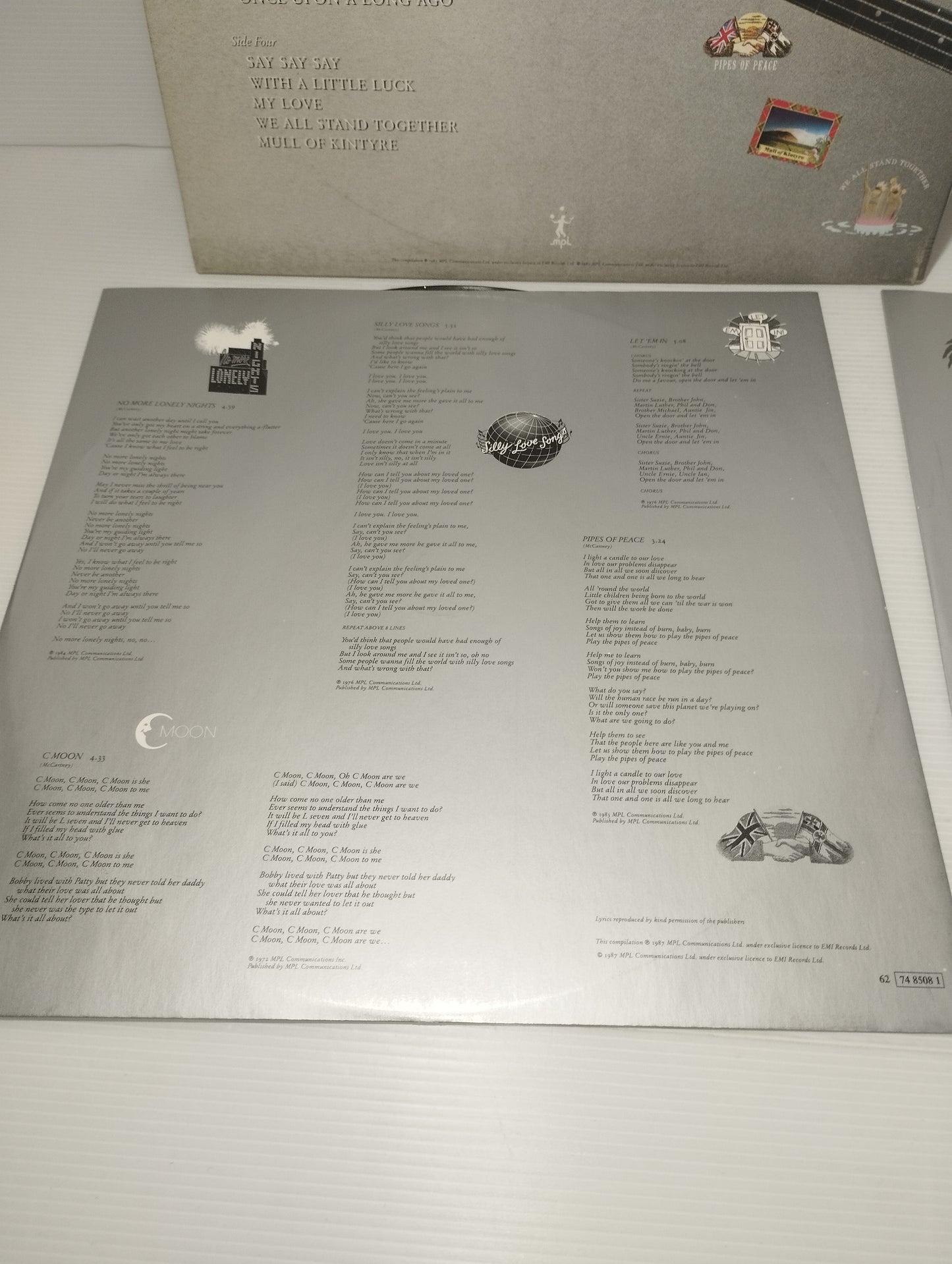 All the best Paul MC Cartney 2 LP 33 Giri
Etichetta MPL EMI cod.2-62 74 8507 1