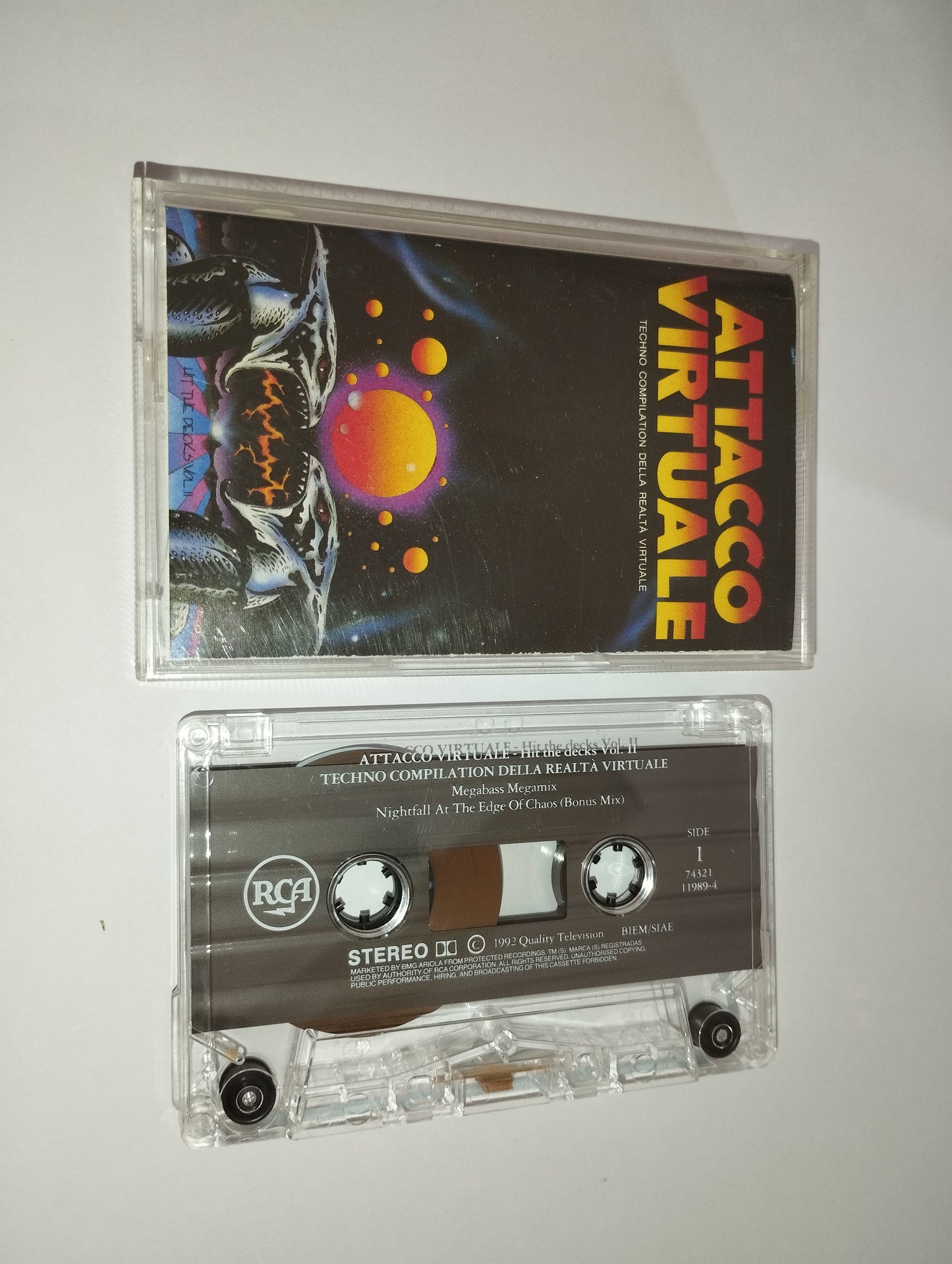 Attacco Virtuale Musicassetta
Edita nel 1992 da RCA