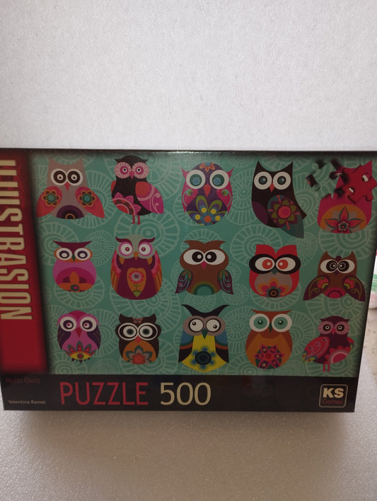 Puzzle iliustration Valentina Ramos
Multi Owls KS Games
500 Pezzi
