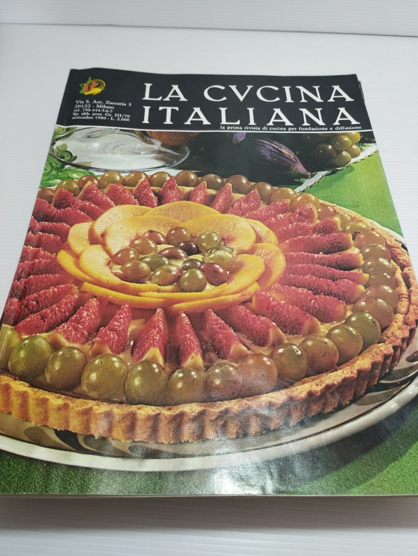 8 Riviste La Cucina Italiana
La prima rivista di cucina per fondazione e diffusione
Anno 1980