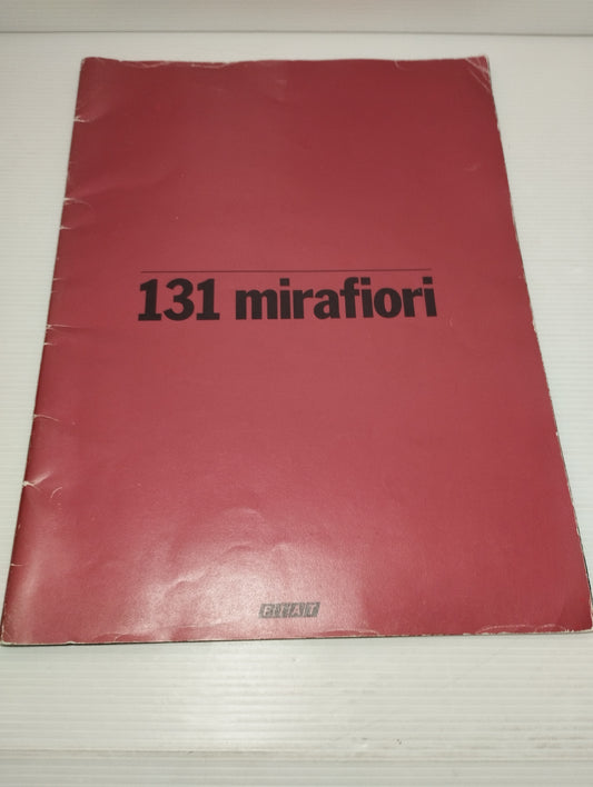 Libretto Pubblicitario Fiat 131 Mirafiori Originale Anni 70