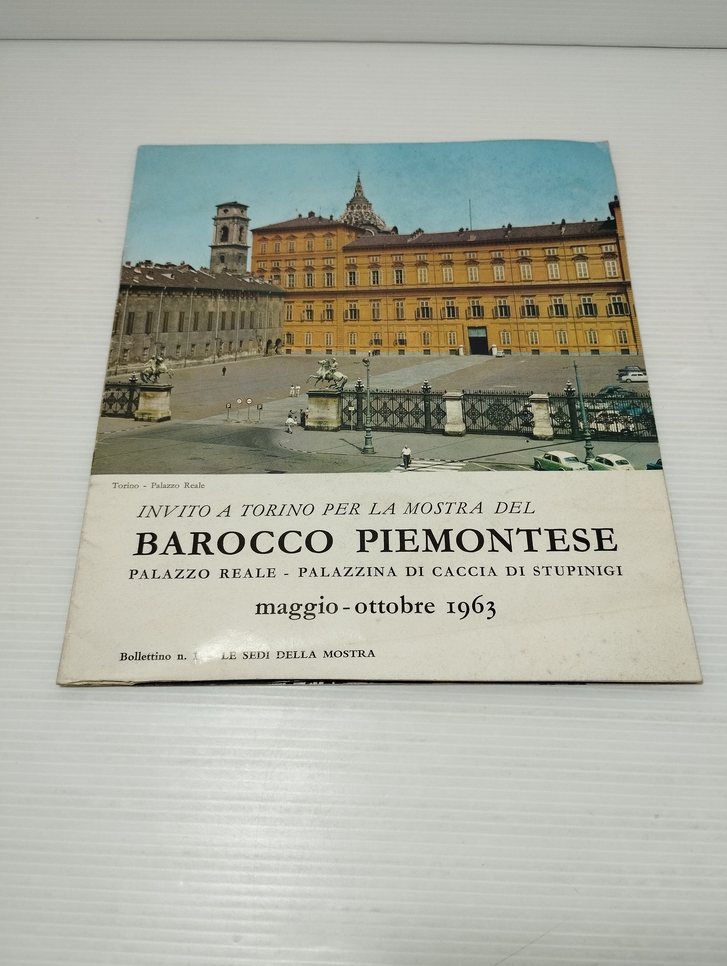 Libretto Illustrativo Mostra Barocco Piemontese anni 60