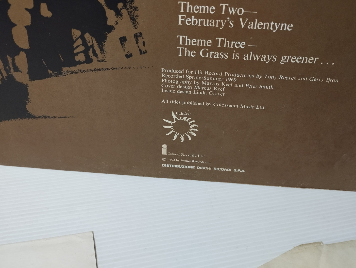 Valentyne Suite Colosseum LP 33 Giri Edito nel 1972 da Island Record Cod.ILPS 19195