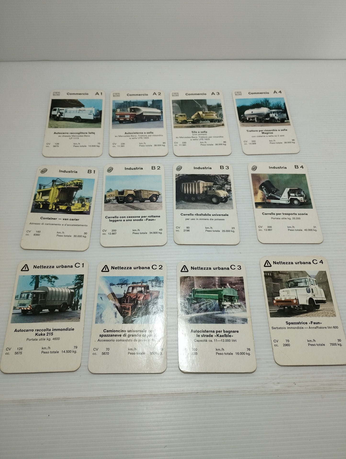 Gioco Di 32 Carte Automezzi Vintage
No istruzioni