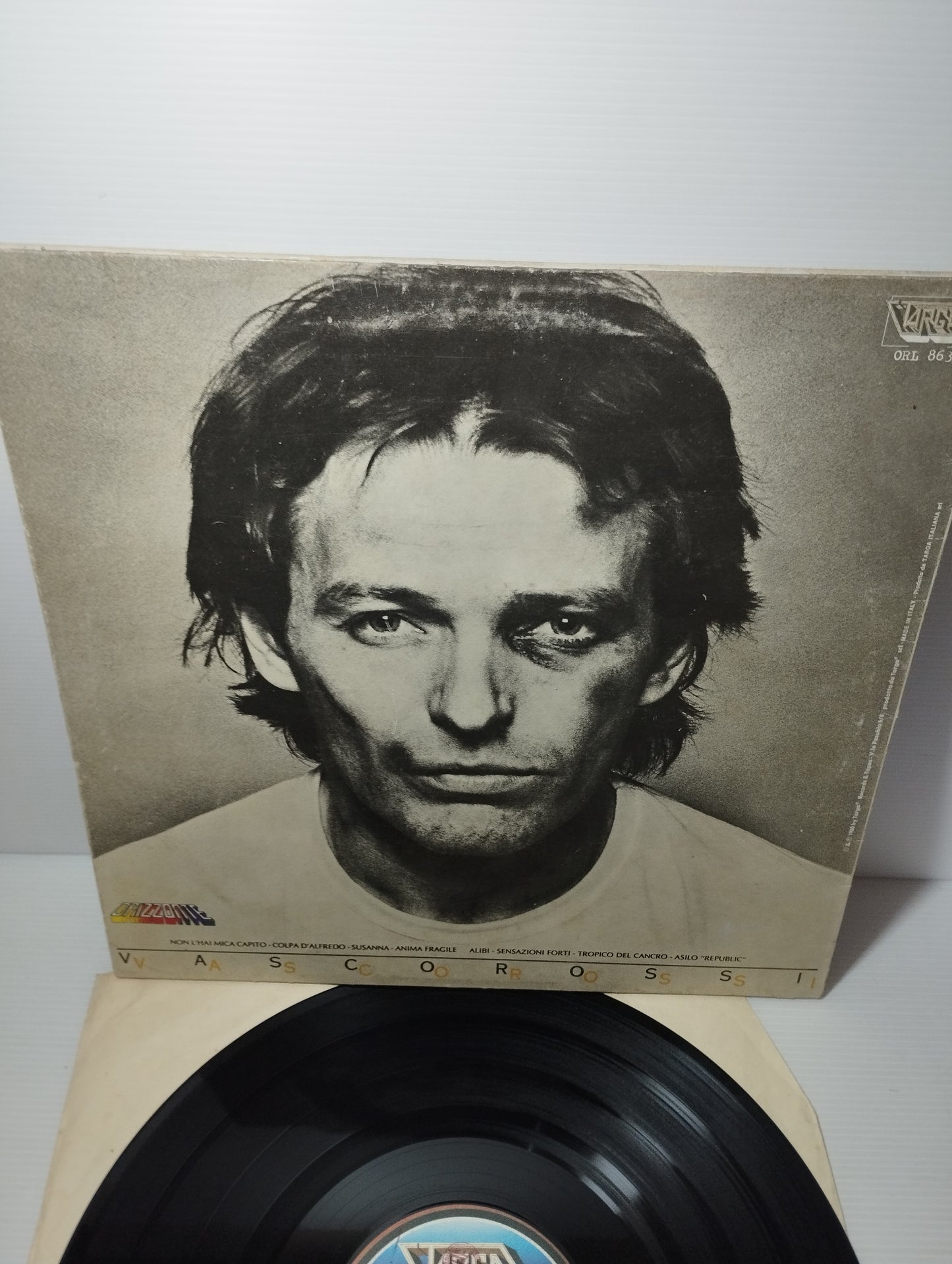 Colpa d'Alfredo Vasco Rossi lo 33 giri
Edito da Targa Records Cod.ORL 8635
Serie Orizzonte