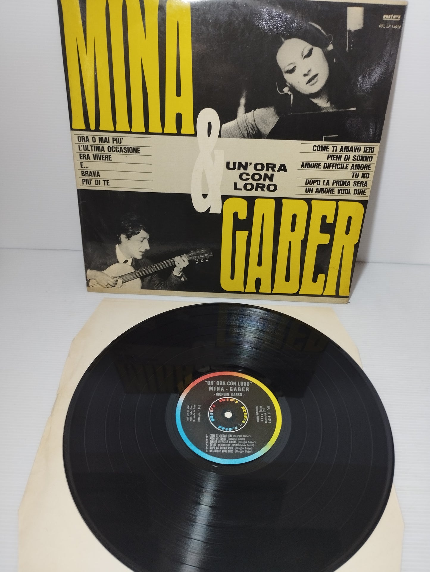 Mina & Gaber LP 33 Giri
Edito negli anni 60 da RI-FI Cod.RFL LP 14012