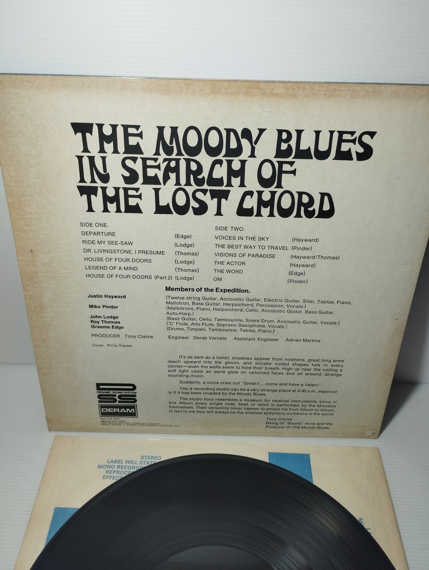 In Search of the Lost chord The Moody Blues LP 33 giri