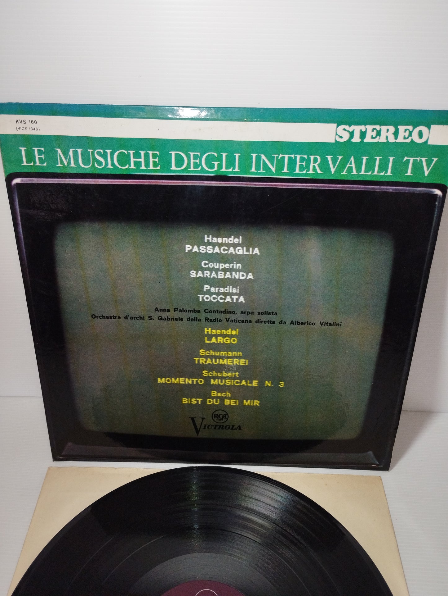 Le Musiche Degli Intervalli TV LP 33 giri
Edito da  RCA Victrola Cod.KVS 160
RARO