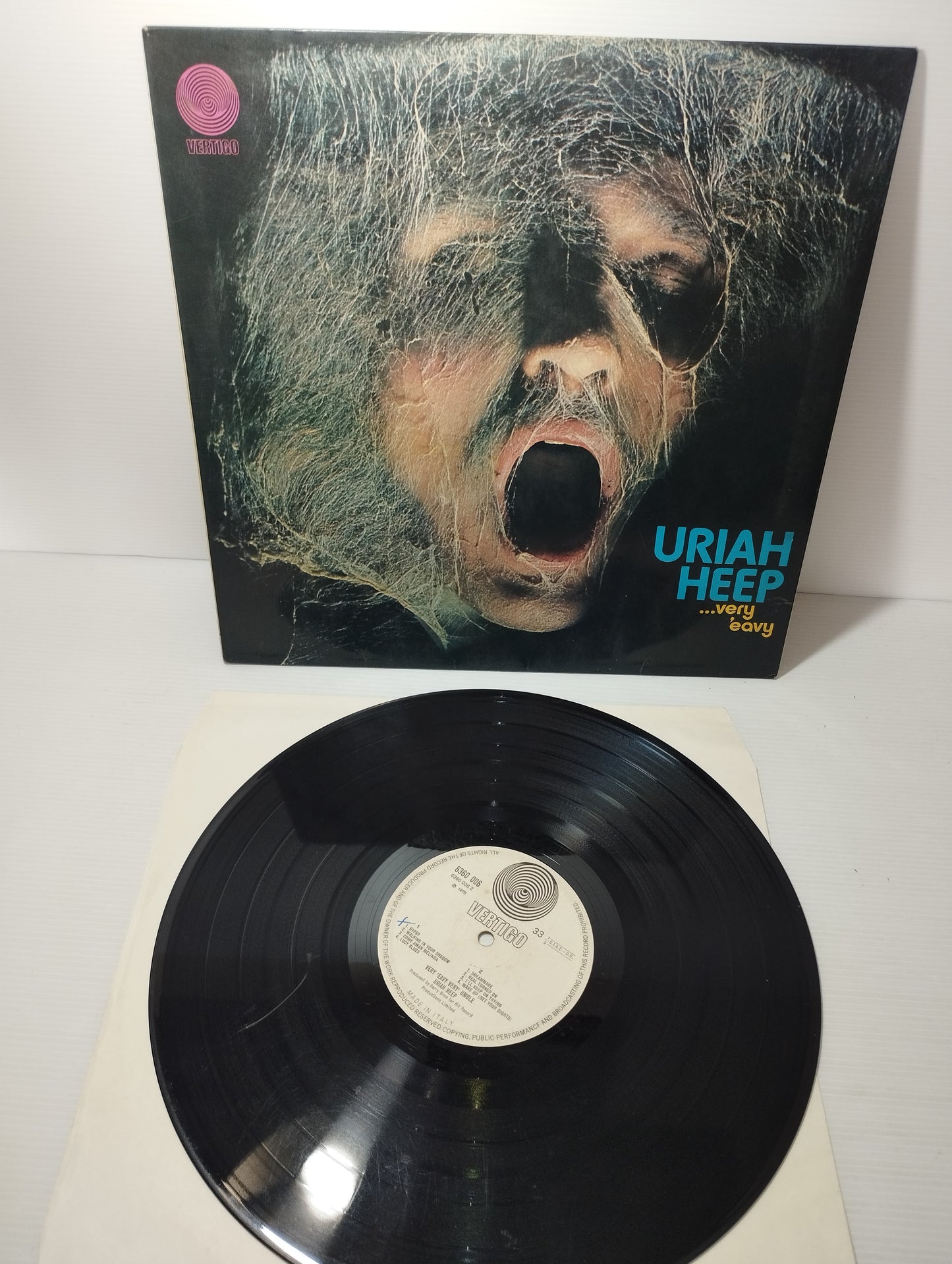 Very Eavy Very Umble Uriah Heep LP 33 giri
Edito nel 1970 da Vertigo cod.6360 006 N
Prima Stampa italiana