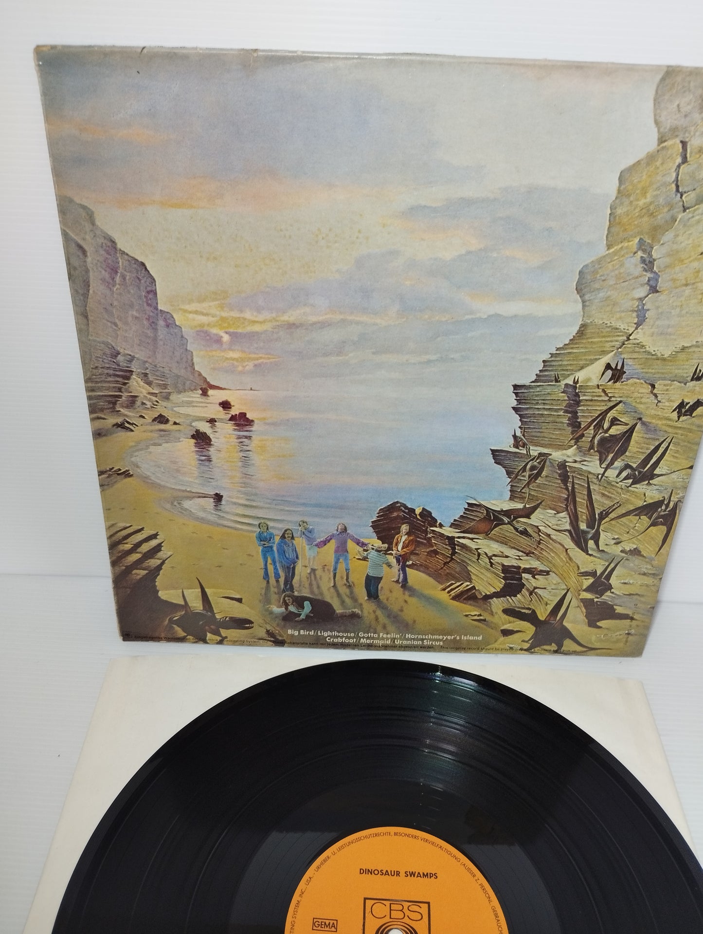 Dinosaur Swamps The Flock LP 33 Giri
Edito nel 1970 da  CBS Cod 64055