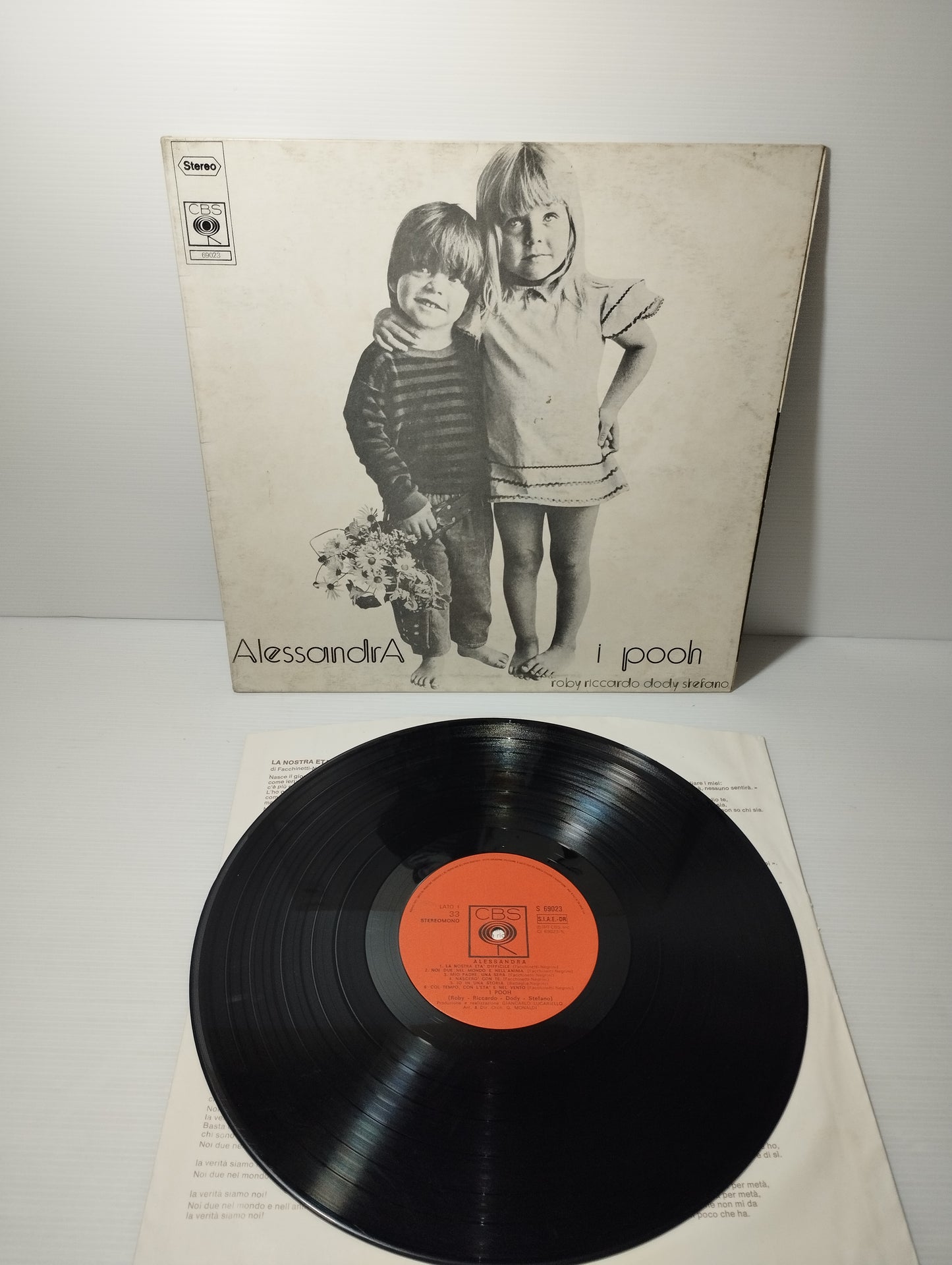 Alessandra I Pooh LP 33 giri
Edito nel 1972 da CBS cod.69023