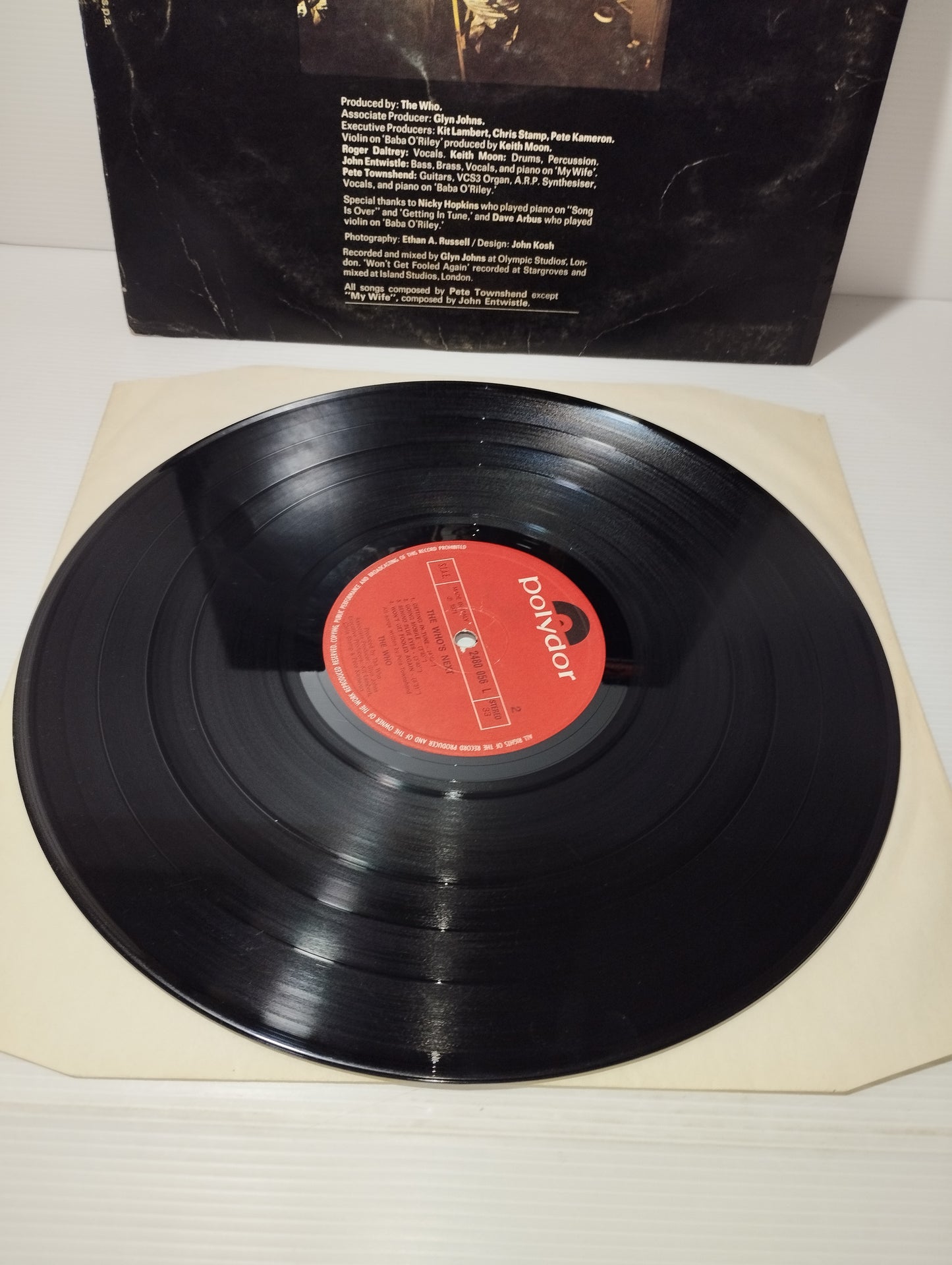 The Who's Next the Who LP 33 giri
Edito nel 1971 da Polydor cod.2480 056L