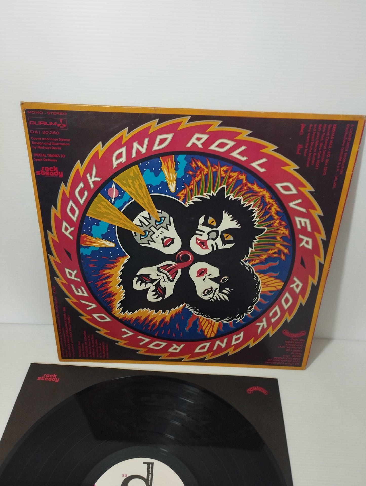 Rock And Roll Over Kiss LP 33 Giri
Edito nel 1976 da Casablanca Cod.DAI 30260