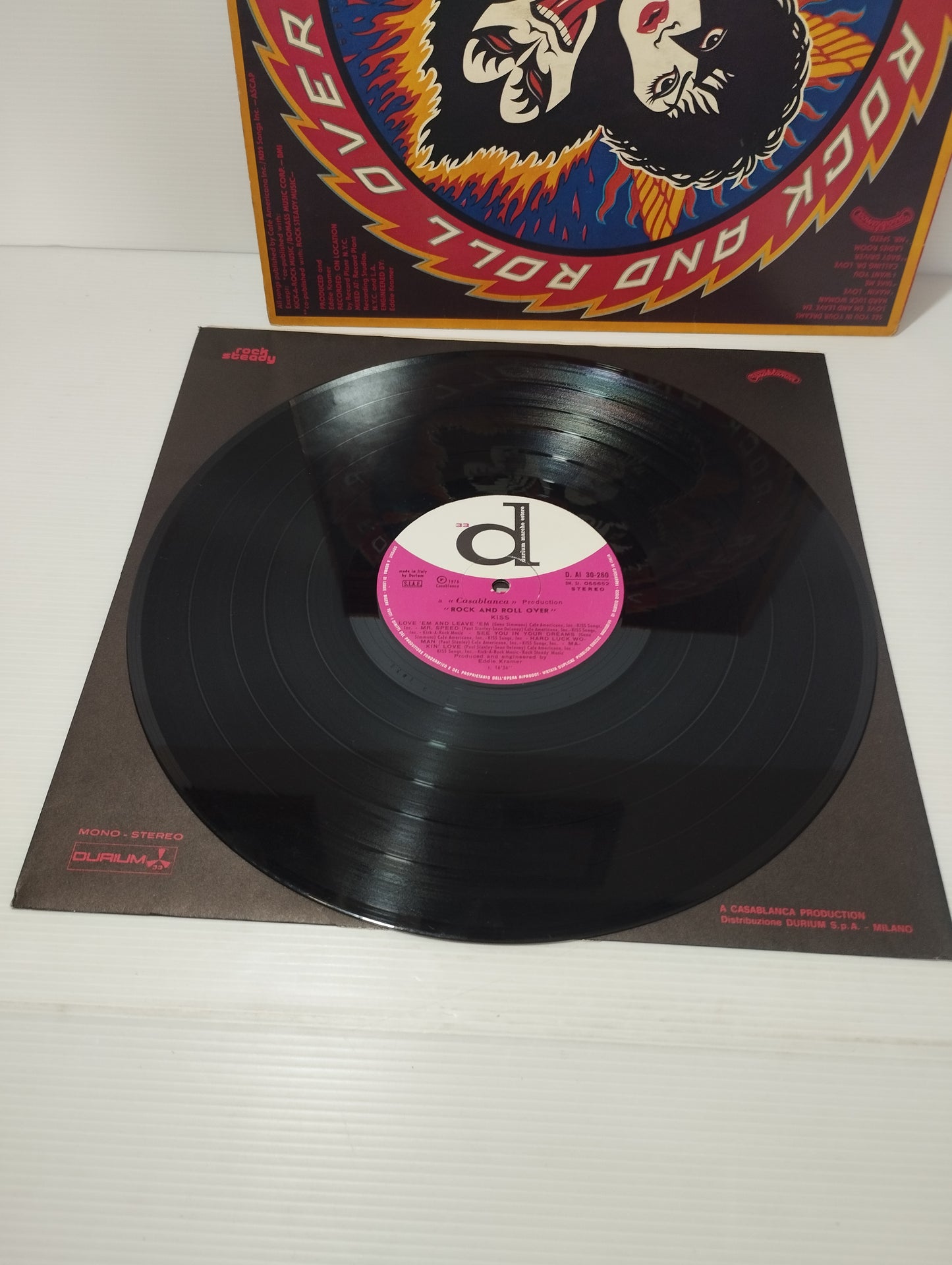 Rock And Roll Over Kiss LP 33 Giri
Edito nel 1976 da Casablanca Cod.DAI 30260