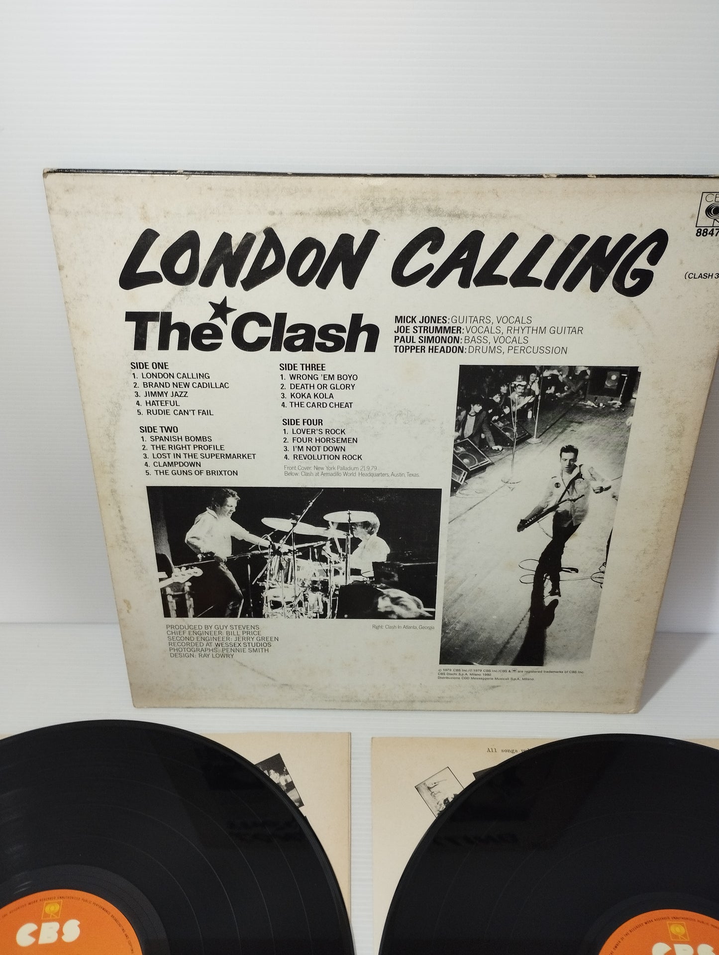 London Calling The Clash 2lp 33 Giri Edito da CBS cod.88478
Stampa italiana