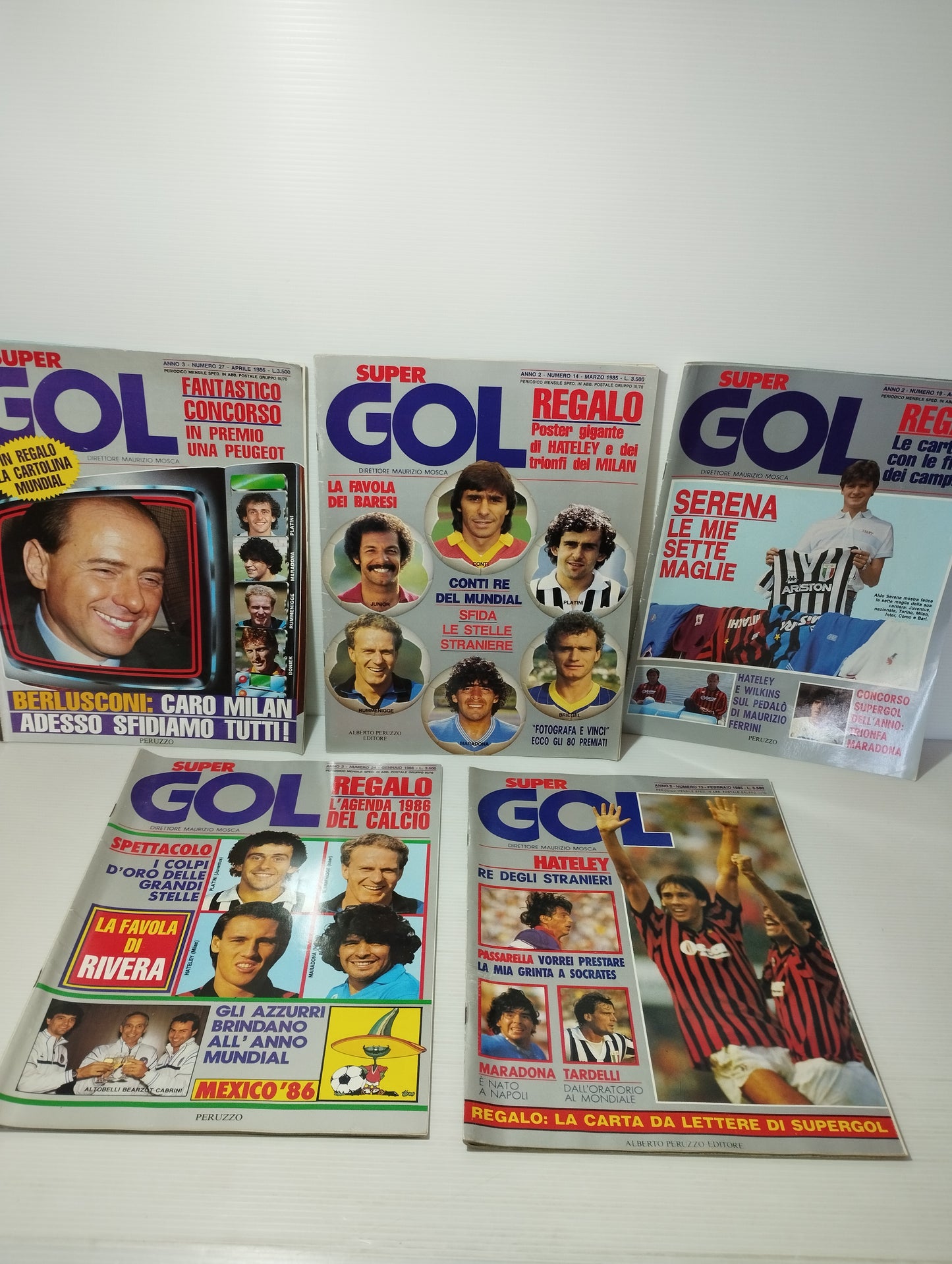 5 Riviste Super Gol
Peruzzo Editore
Anni 1985/86