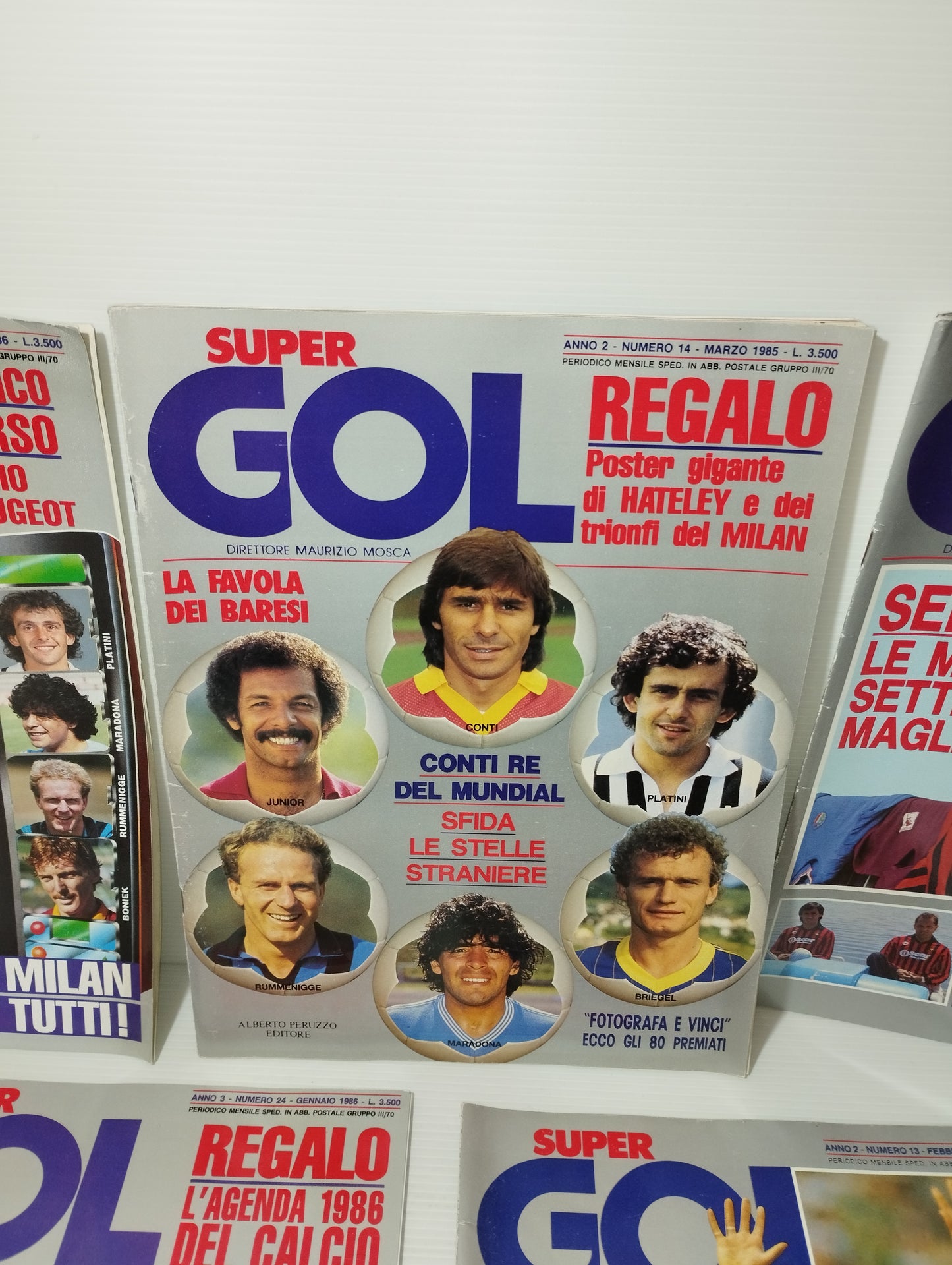 5 Riviste Super Gol
Peruzzo Editore
Anni 1985/86