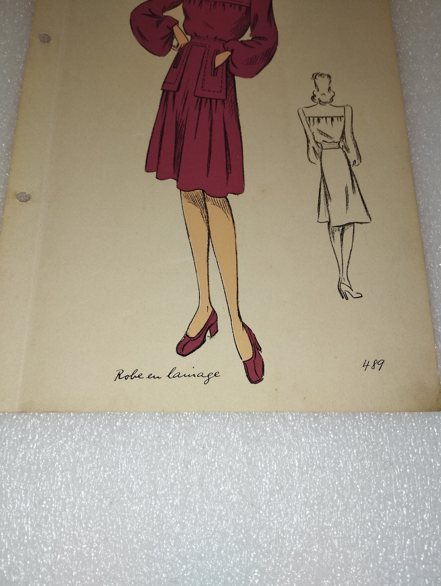 Abito Moda Femminile
Tout pour Vous Edition Claspy
Stampa D'epoca Originale
Anni 40