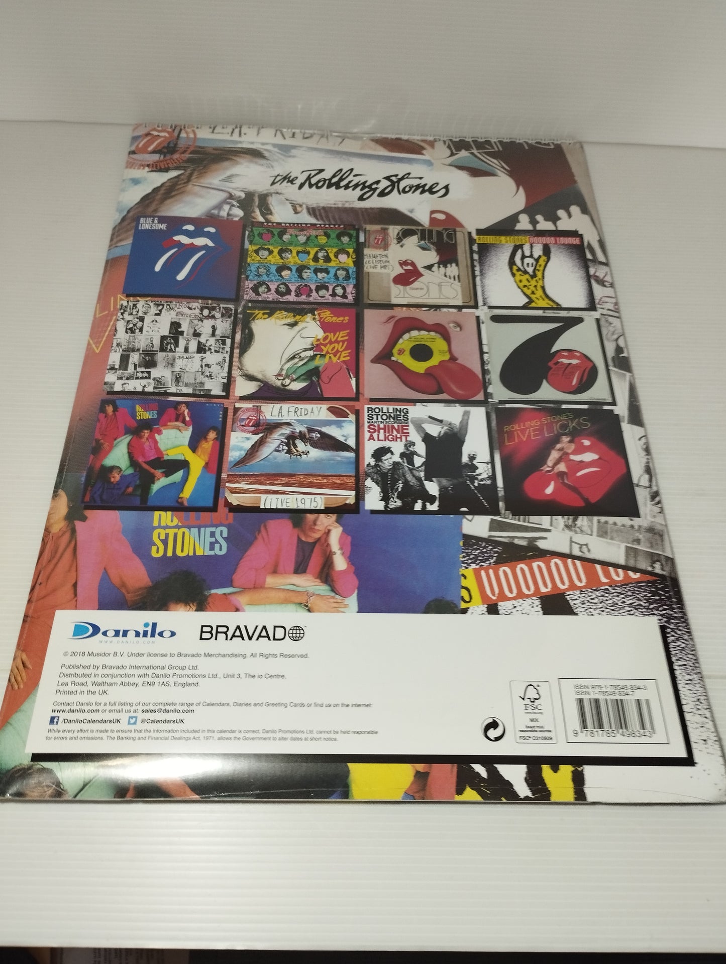 The Rolling Stones Calendario Ufficiale 2019
Printed in UK